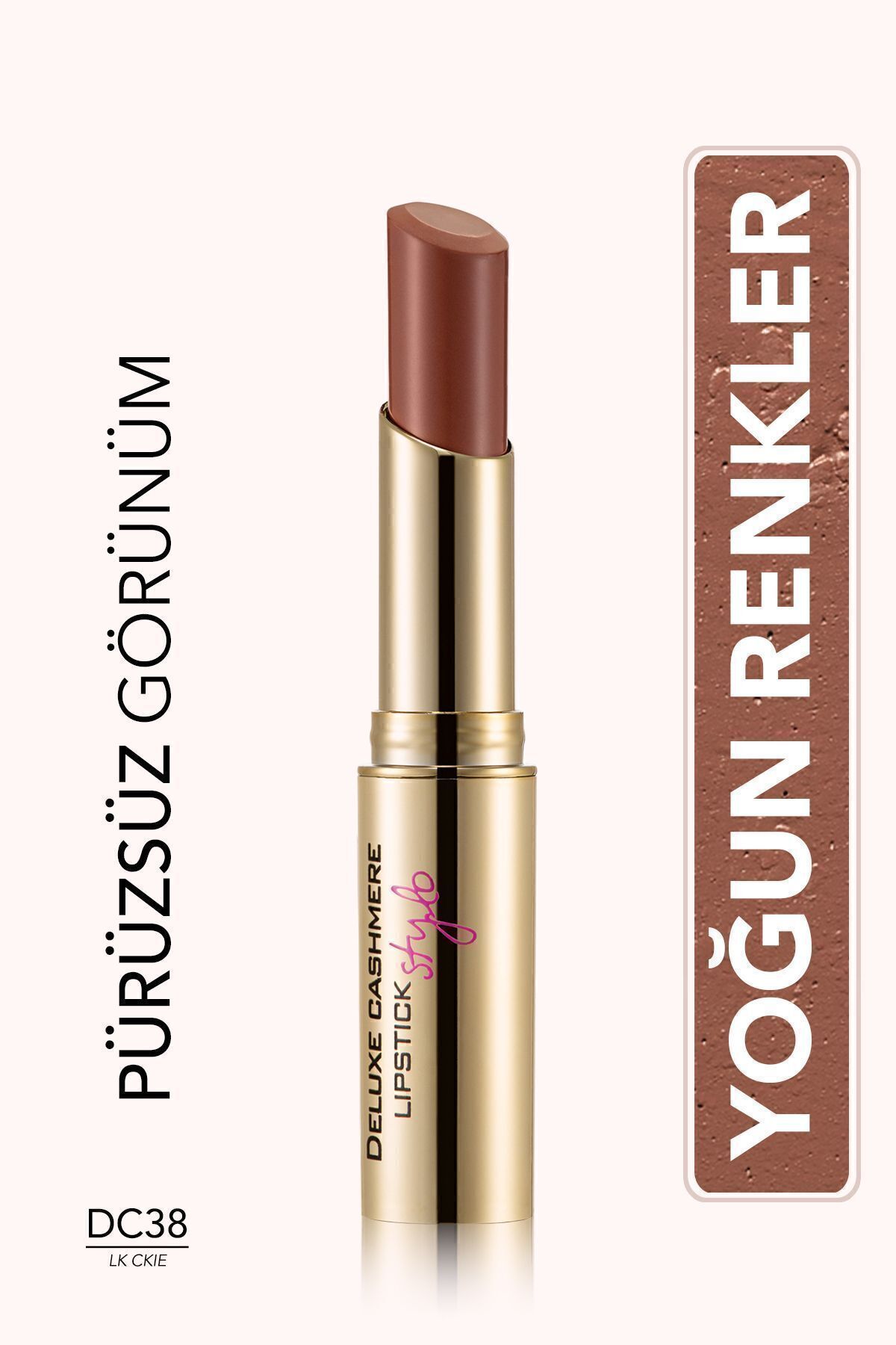 Flormar Ruj - Deluxe Cashmere Lipstick Stylo 8690604564385