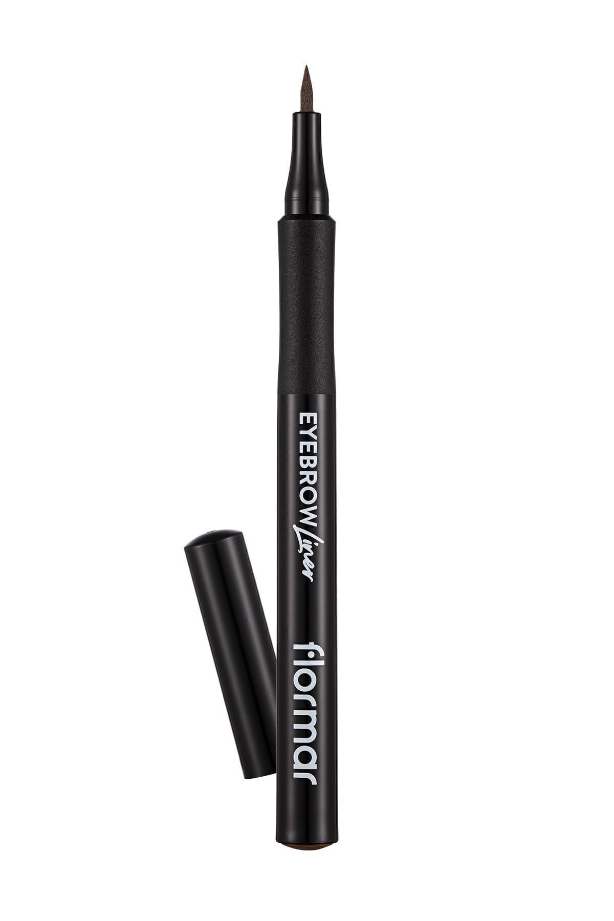 Flormar Suya Dayanıklı Likit Kaş Kalemi - Eyebrow Liner - 001 Beige - 8690604620395