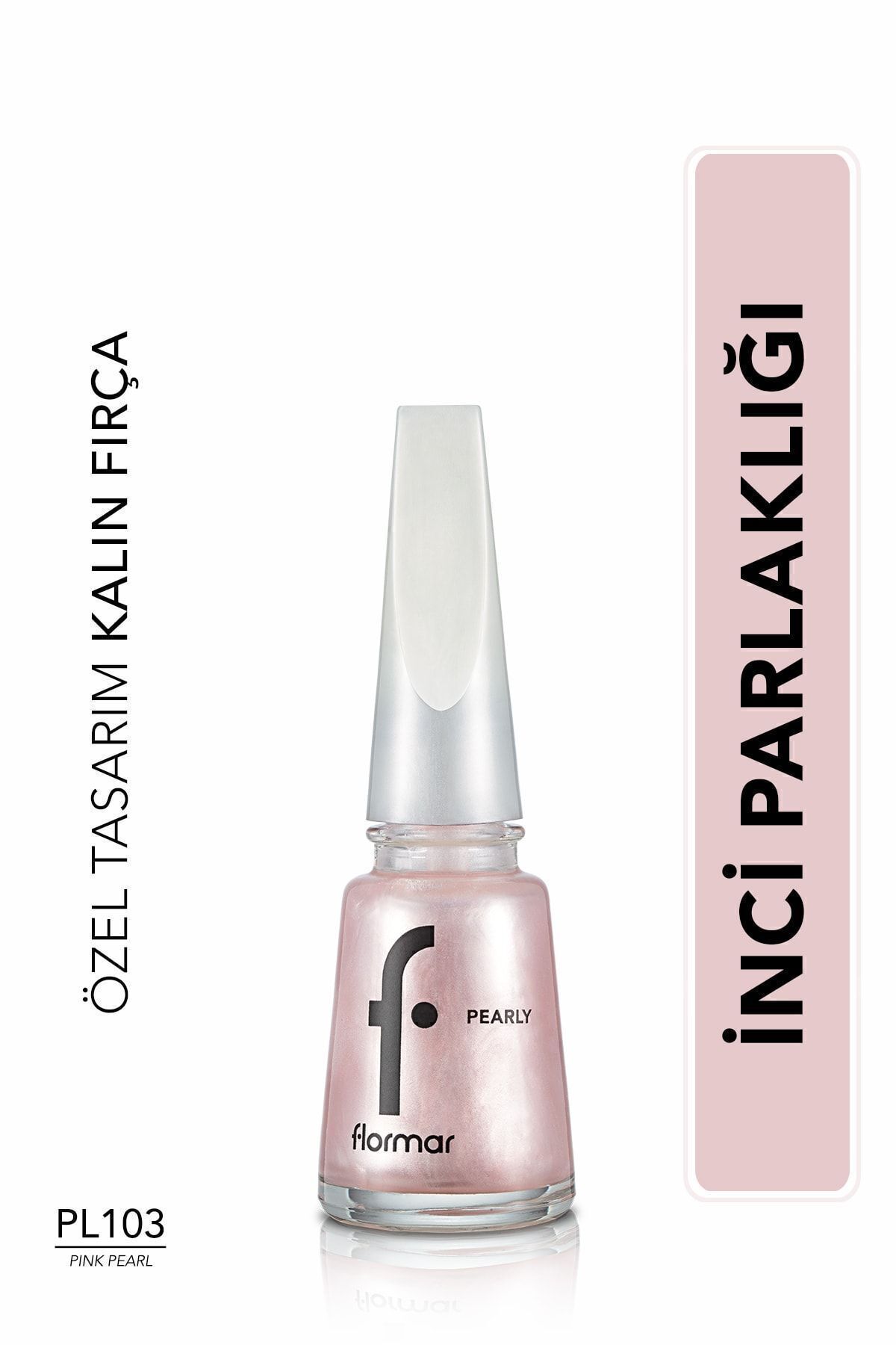 Flormar Sedefli Parlak Oje (PEMBE) - Pearly Nail Enamel - Pl103 Pink Pear - 8682536035293