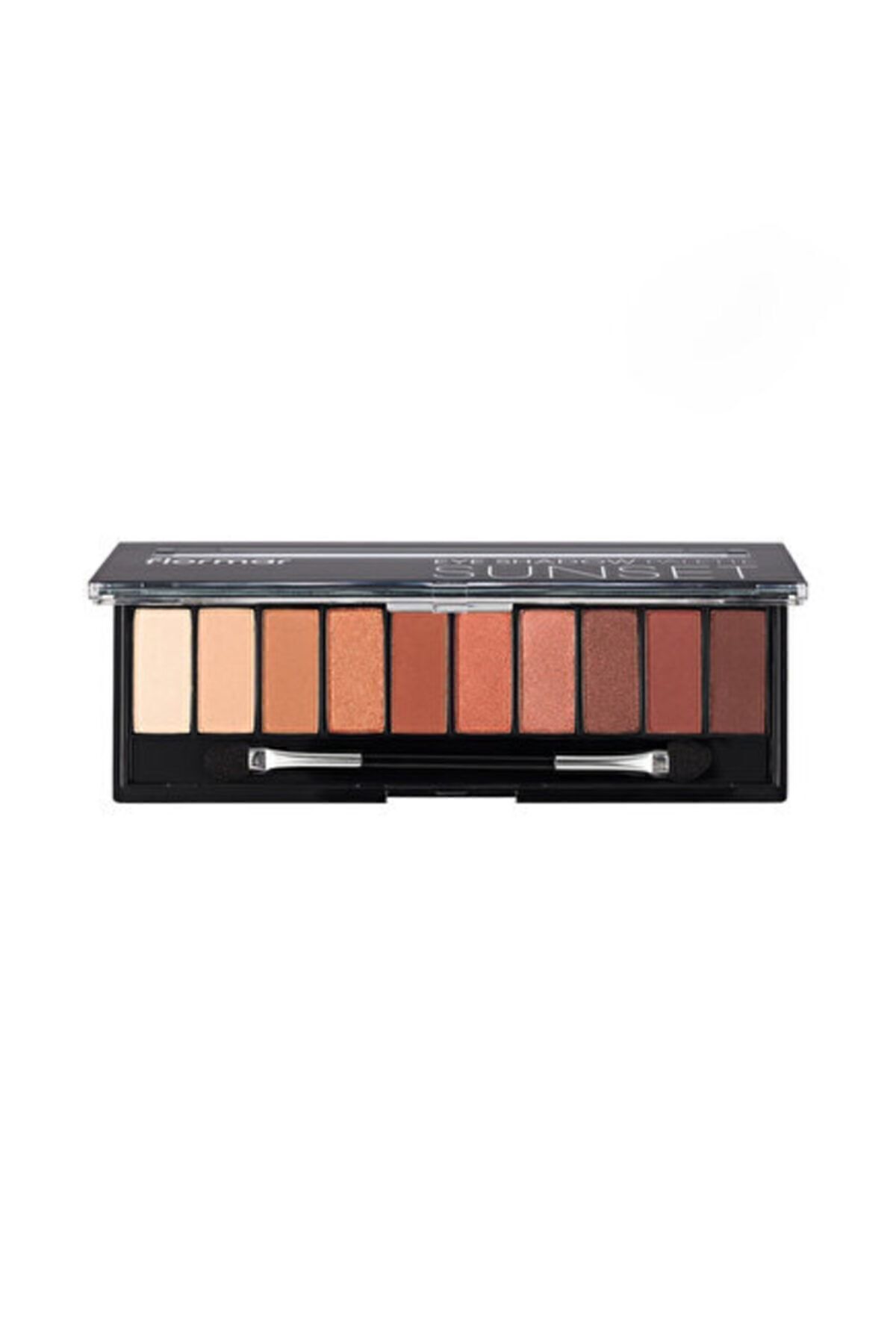 Flormar 10'lu Far Paleti (NUDE VE TOPRAK TONLARI)-eyeshadow Palette-003 Sunset- 8690604551699
