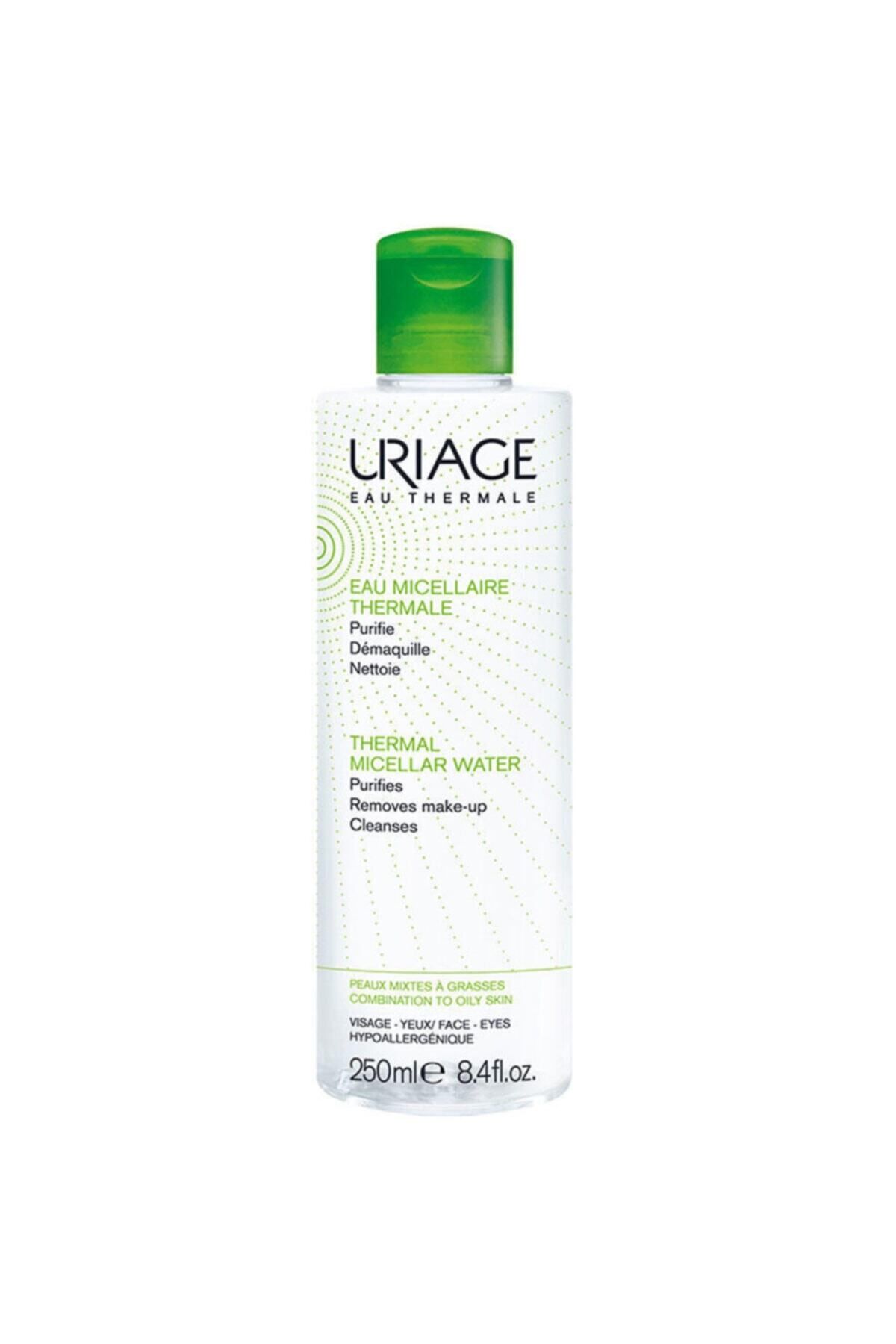 Uriage Urıage Eau Micellaire Thermale Water 250 ml Yağlı Ve Karma Ciltler Için Yüz Temizleyici