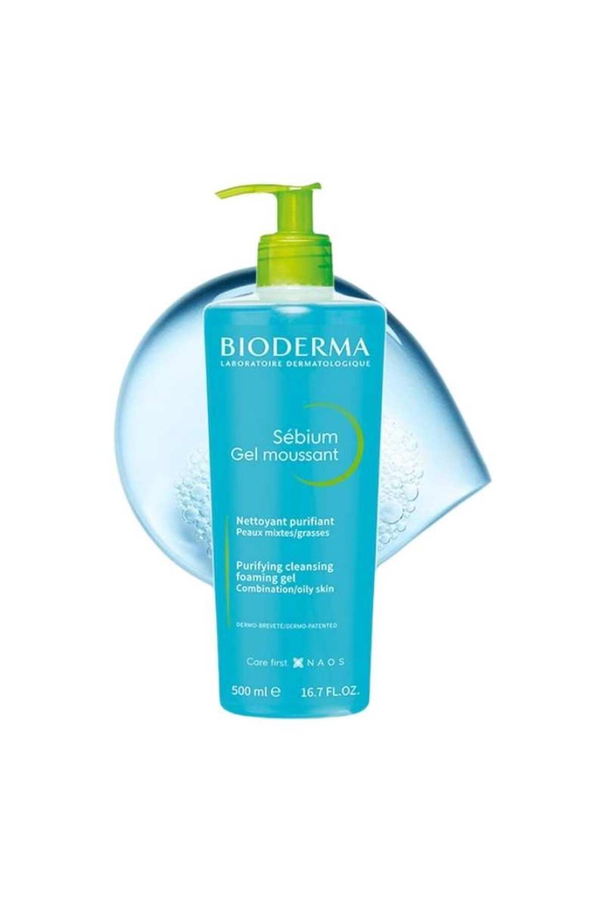 Bioderma Sebium Karma Ve Yağlı Ciltler Için Yıkama Jeli 500ml X 2 Adet