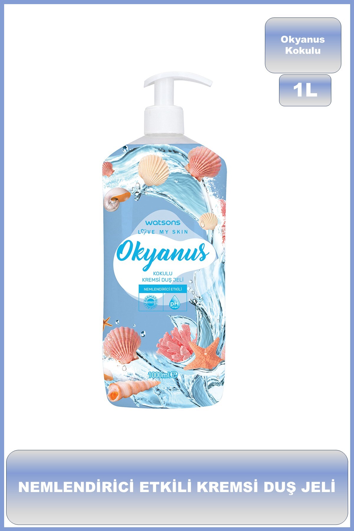 Watsons Okyanus Kremsi Duş Jeli 1000 ml