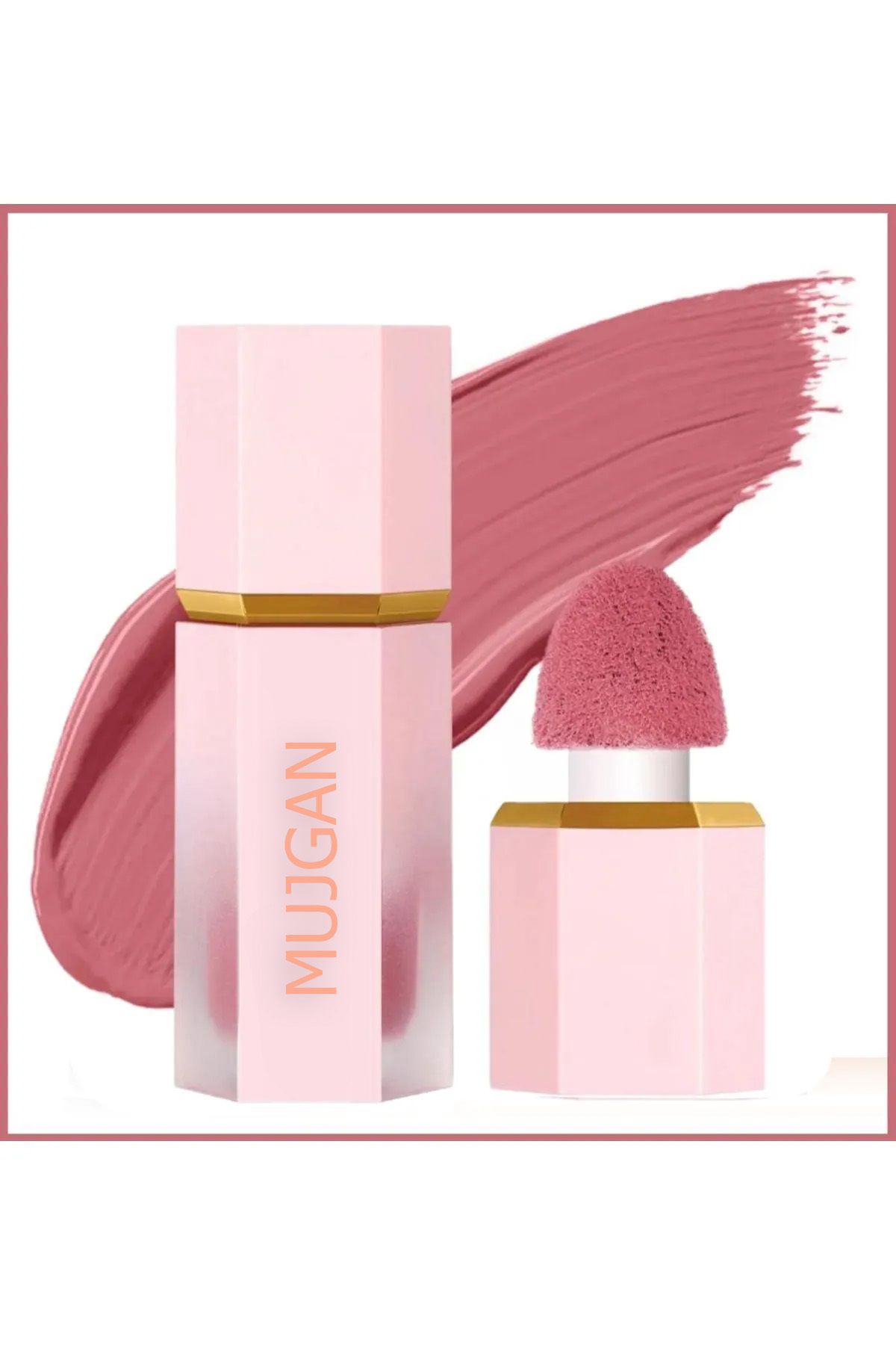 MUJGAN Yanaklar İçin Mat SIVI ALLIK Color Boom Liquid Blush Makeup For Cheeks Matte Finish -float On Allık