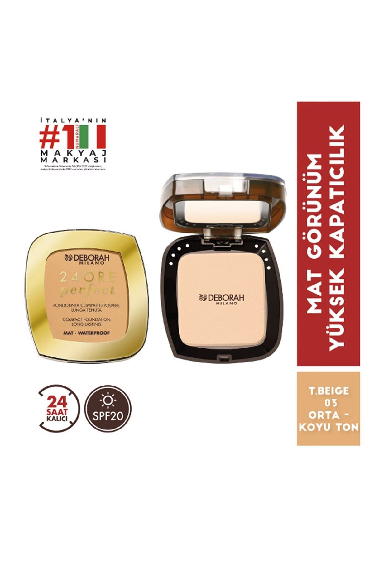 24 Ore Compact Long Lastıng Fdt T.beıge 03