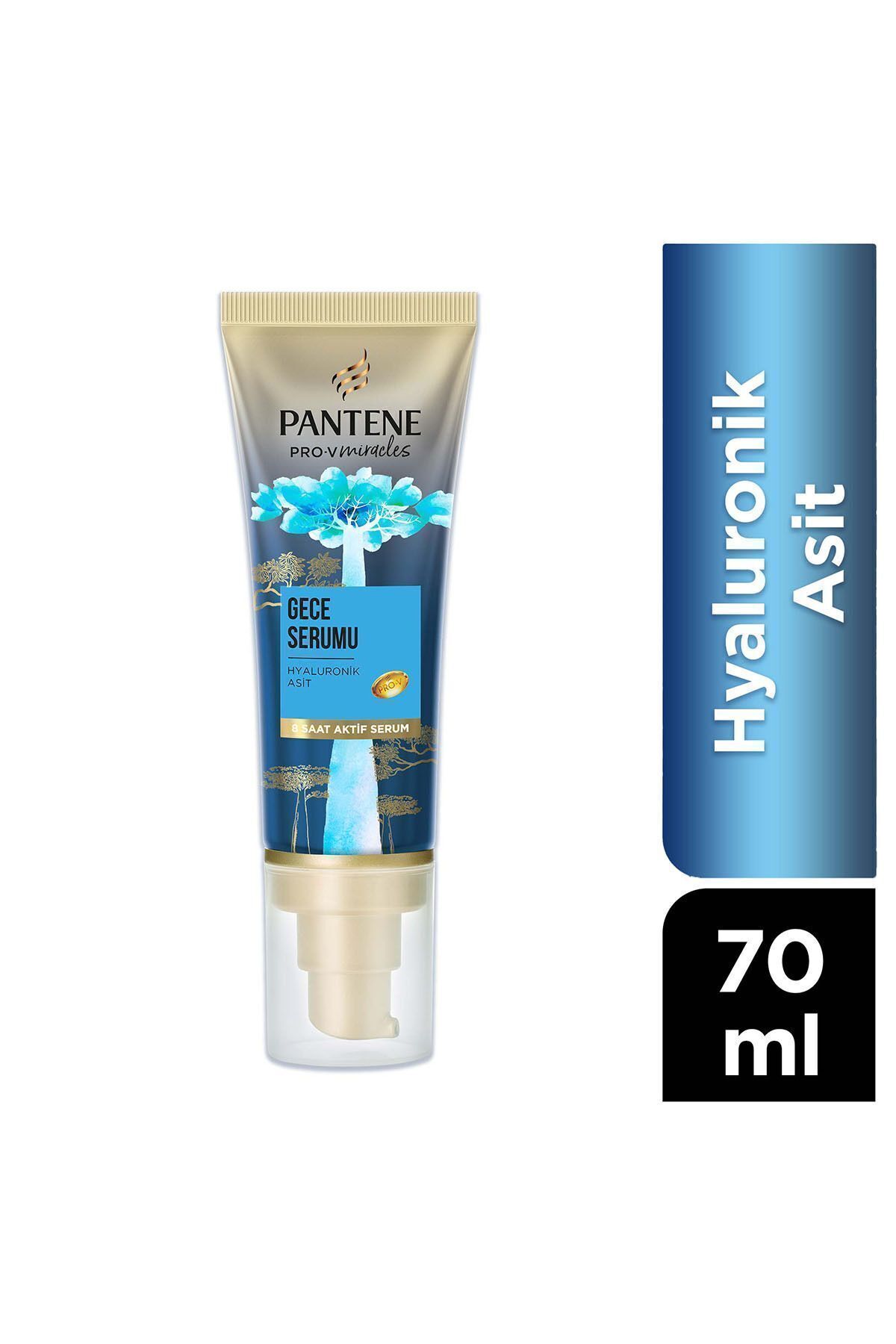 Pantene Miracles Hydra Glow Gece Serumu, 70 ml