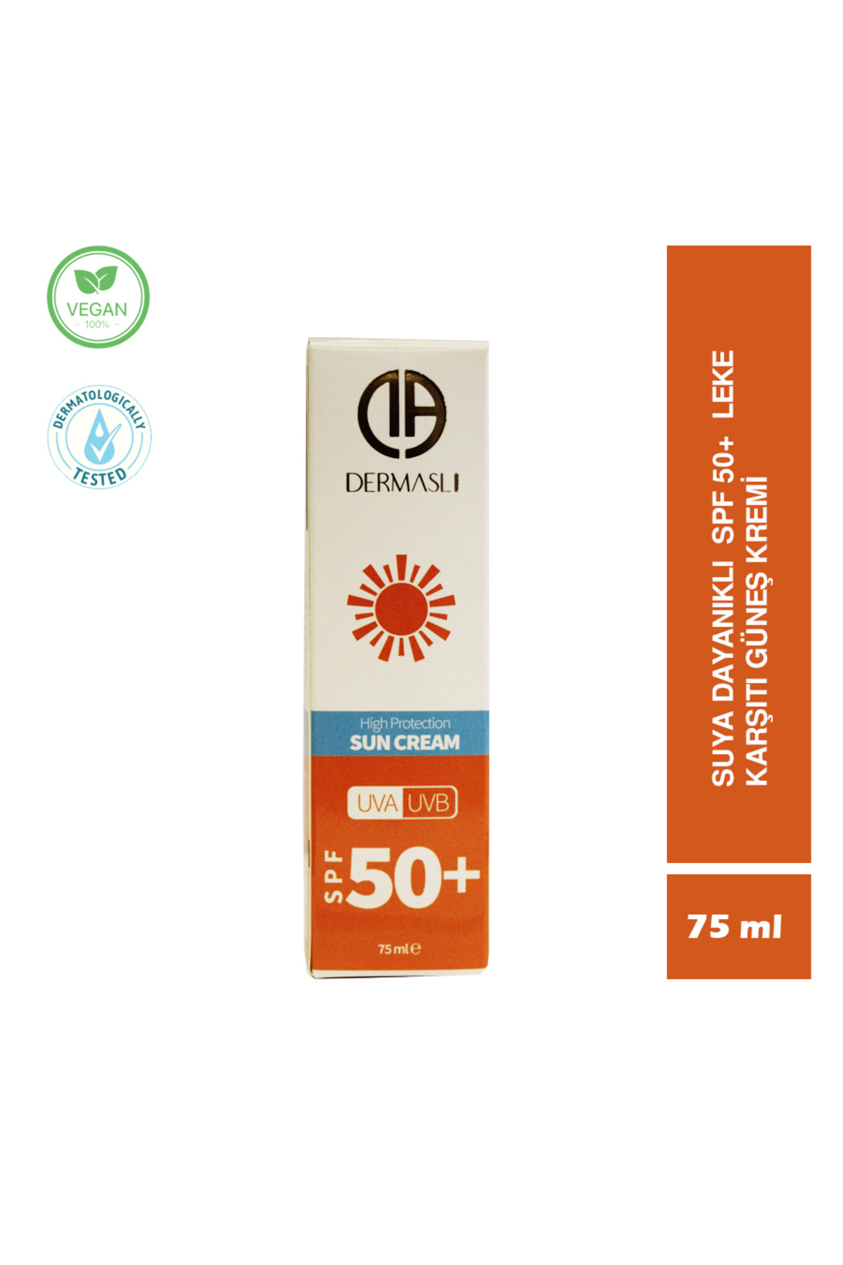 ASLI KOCABAŞ GÜZELLİK MERKEZİ LEKE KARŞITI YÜKSEK KORUMALI YÜZ VE VÜCUT GÜNEŞ KREMİ SPF50+
