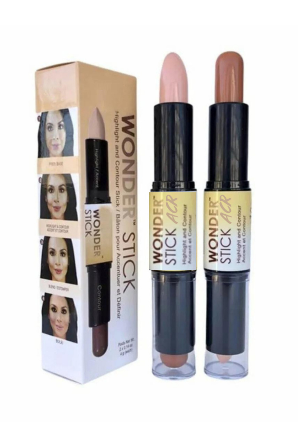 Acarlar Ticaret Wonder Stick Kontür & Aydınlatıcı Çift Taraflı