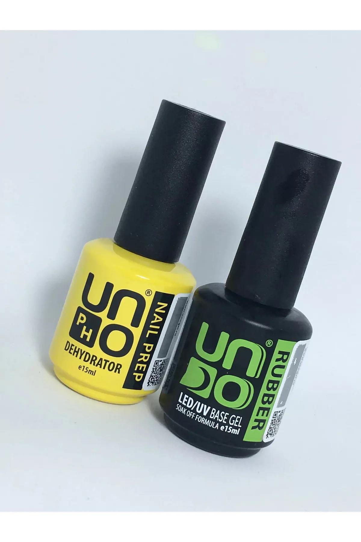 Fontenay Uno Nail Prep Dehydrator 15 ml +Uno Orijinal Rubber Base Gel 15ml