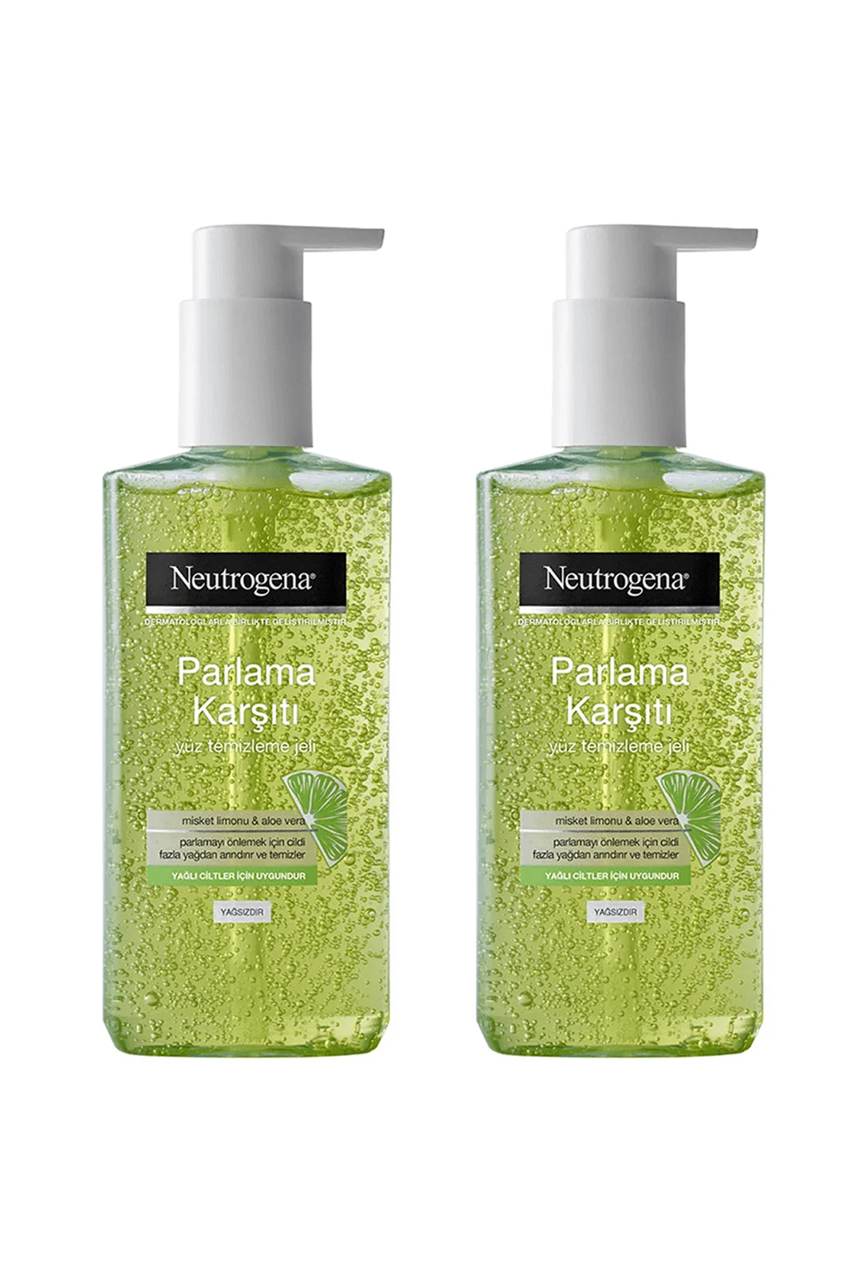 Neutrogena Parlama Karşıtı Yüz Temizleme Jeli 200 ml 2 Adet