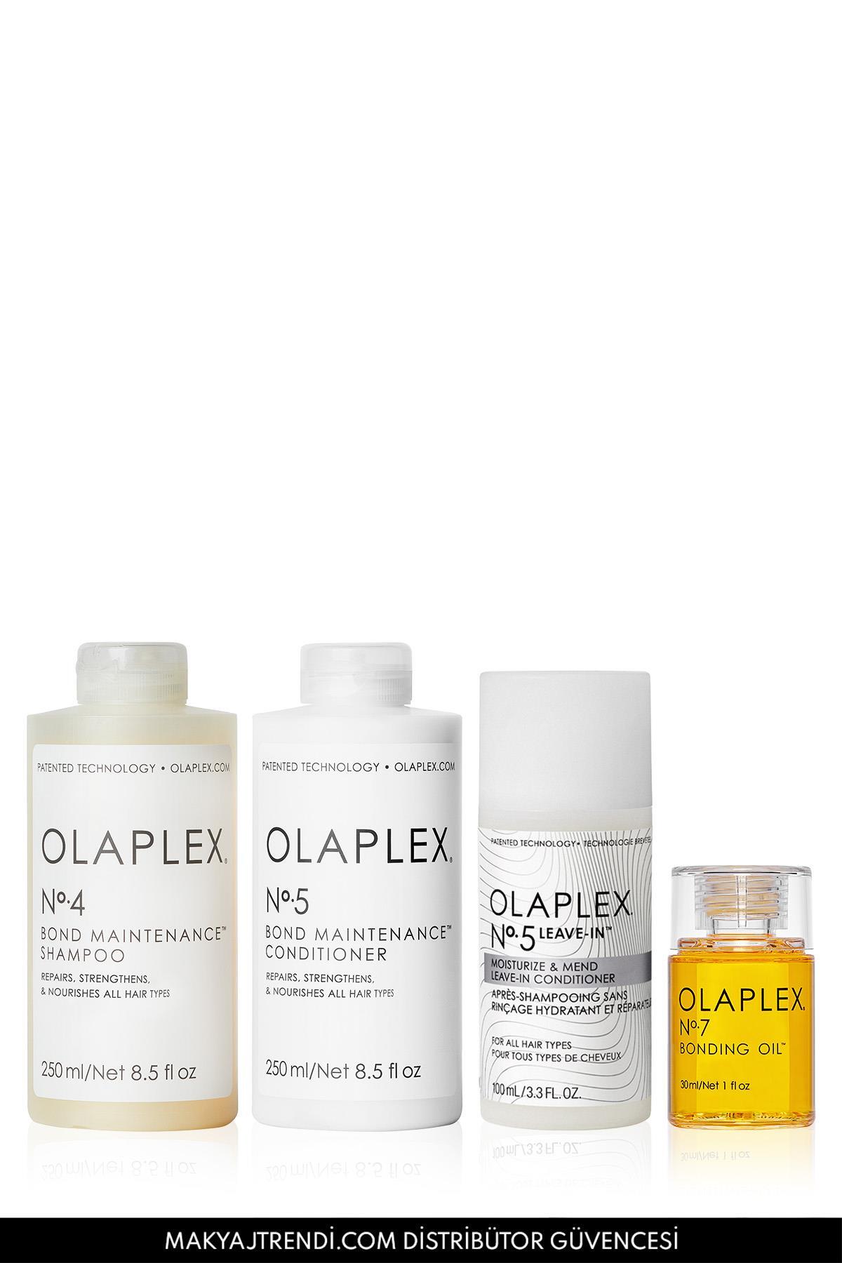 Olaplex Super Shine & Hair Hydration Essentials Set - Bağ Güçlendiren, Saçı Nemlendiren & Parlaklaştıran Bak