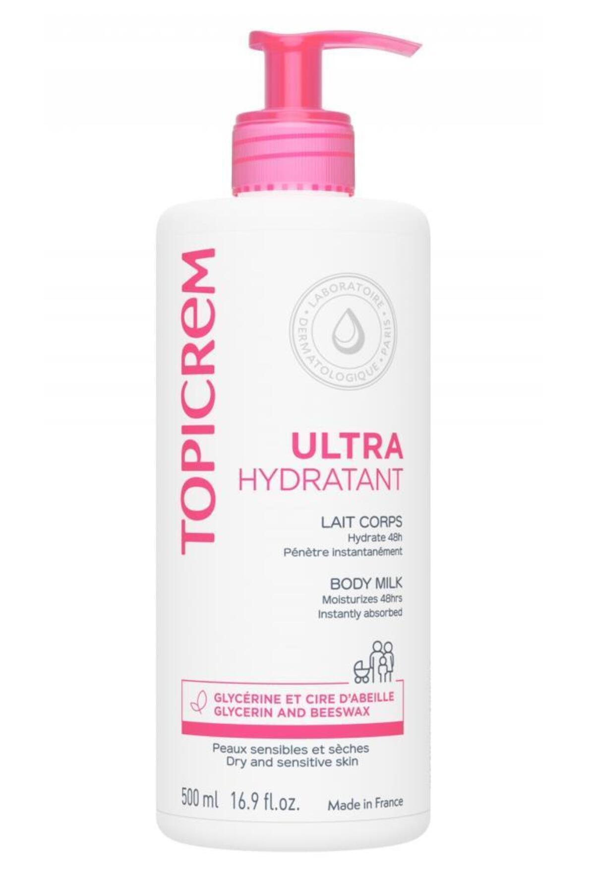 Topicrem Ultra Moisturizing Body Milk 500ml