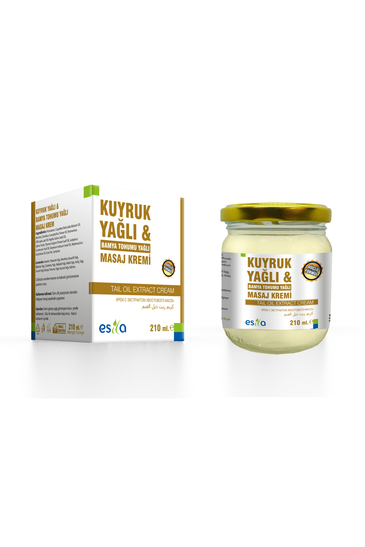 ESİLA Esila Kuyruk Yağlı Masaj Kremi 210 ml