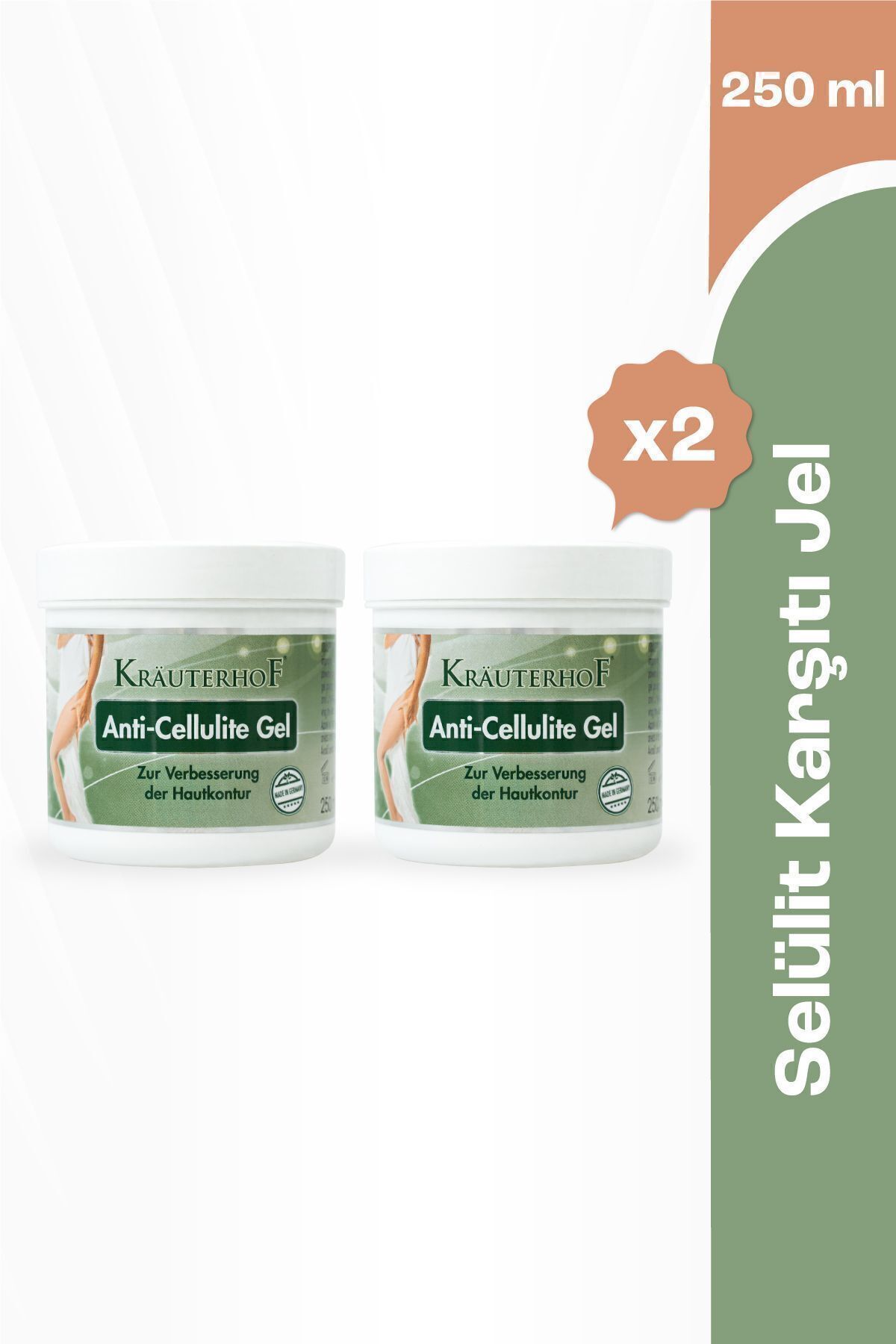 Krauterhof Selülit Karşıtı Jel 250ml X2 Adet