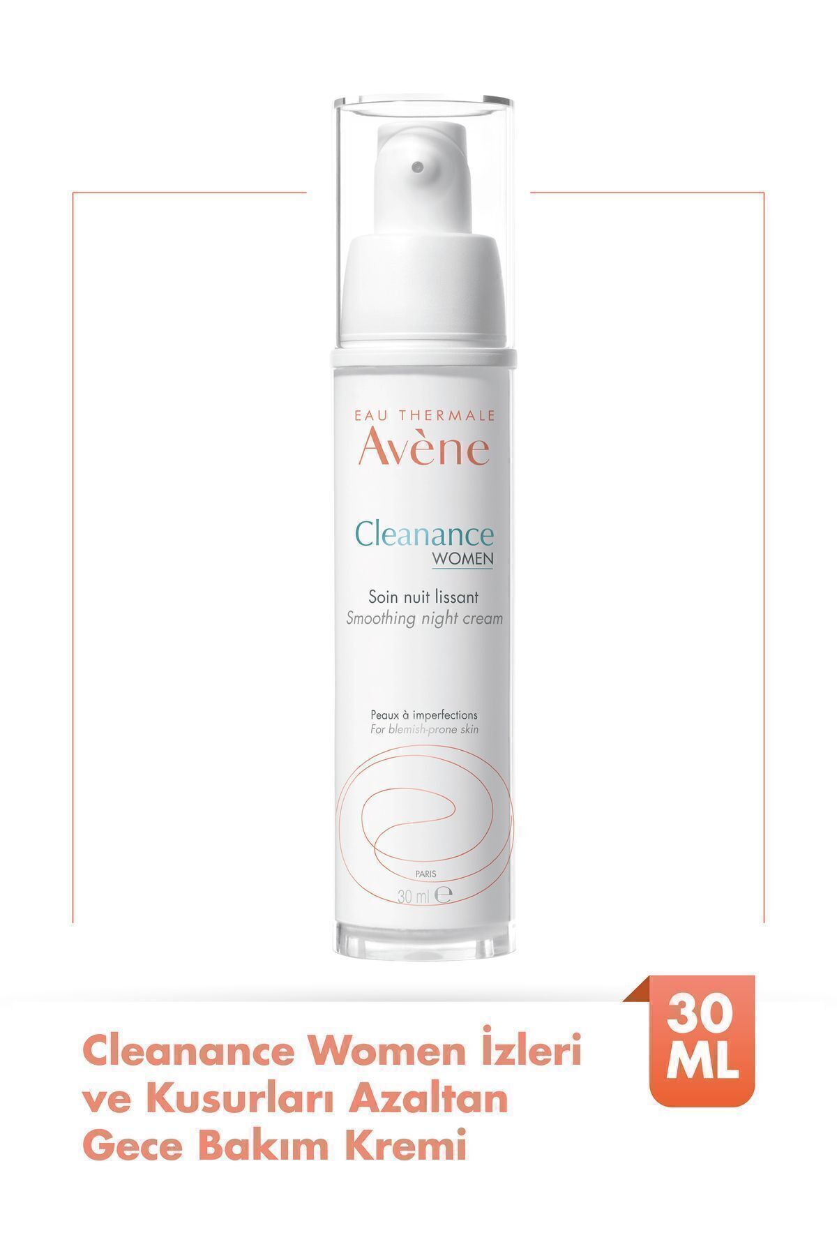 Avene Cildin Daha Pürüzsüz Olmasını Sağlayan Nemlendirici Gece Bakım Kremi 30 ml Demb.1683