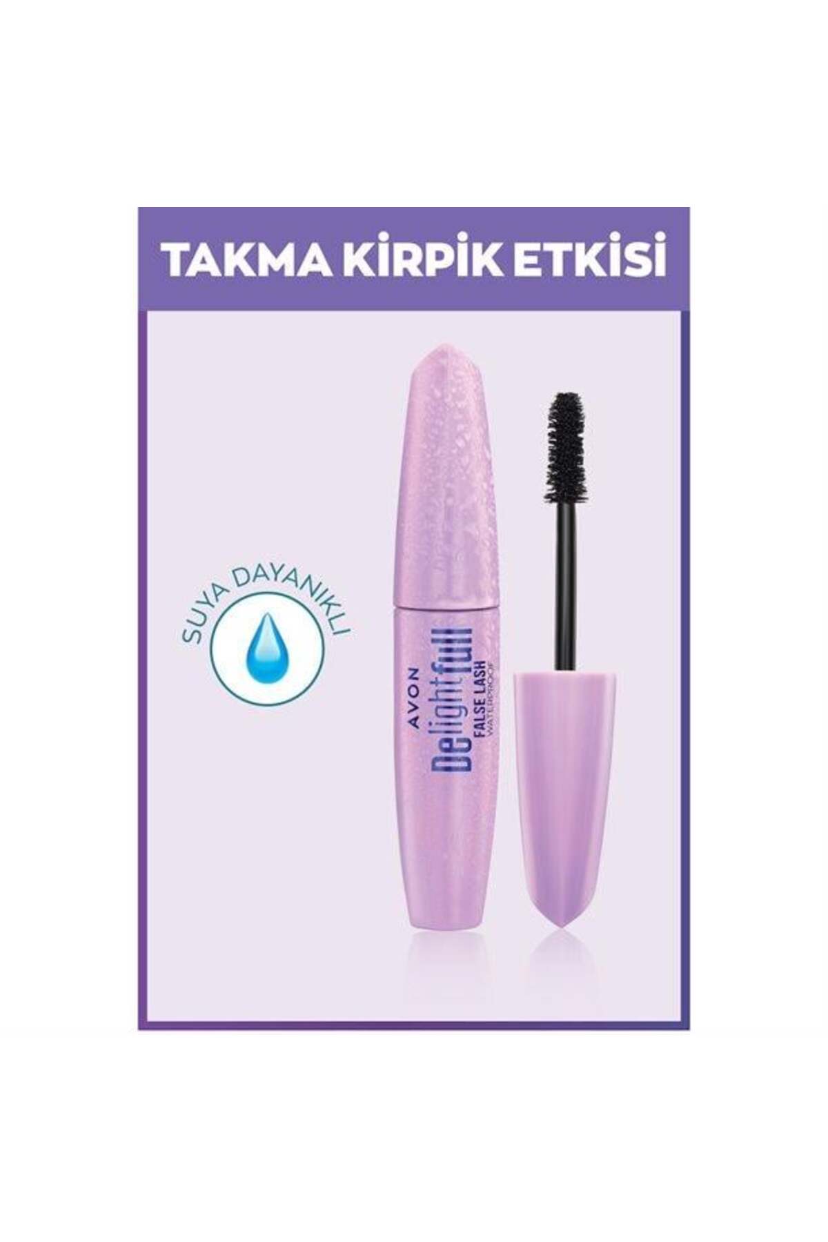 AVON Delightfull Suya Dayanıklı Maskara Lava Brown