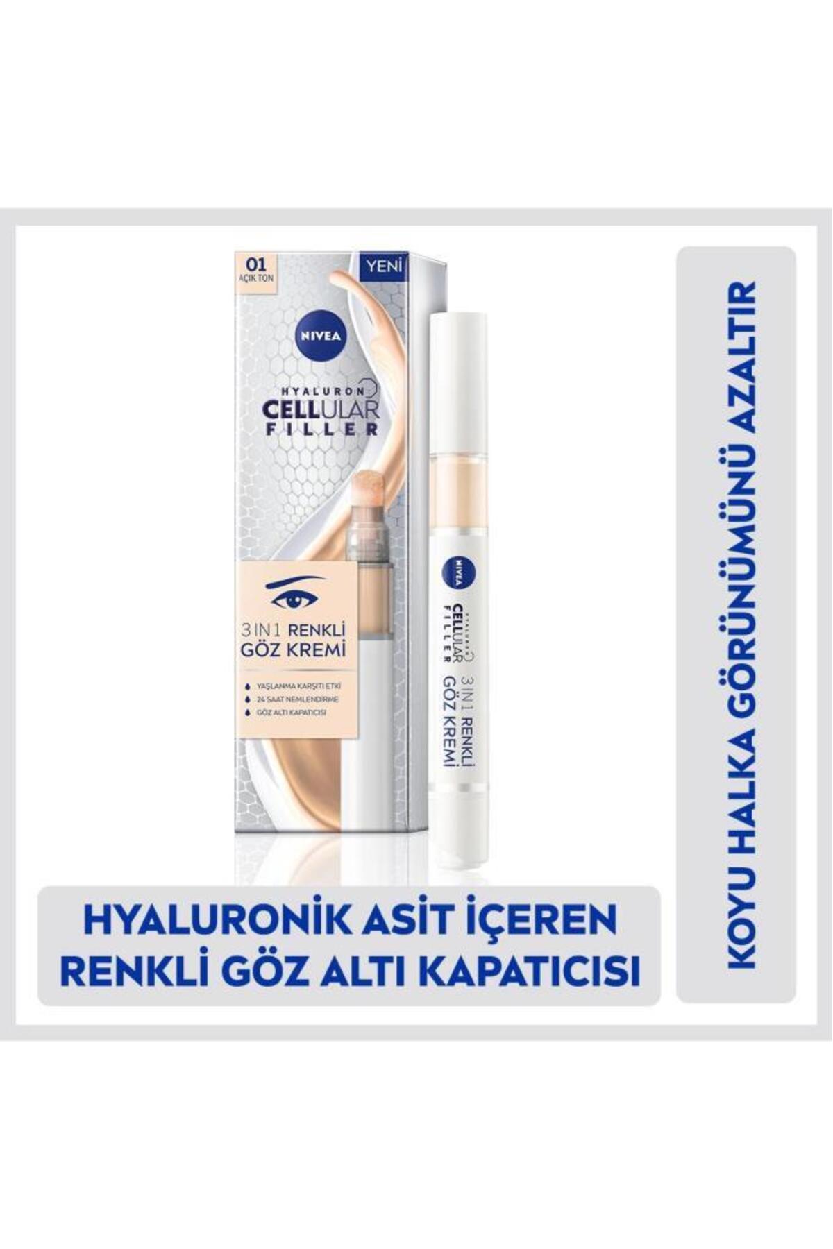 NIVEA Vısage Cell.Hyalur.Göz Bakım Kapatıcı 01 4Ml