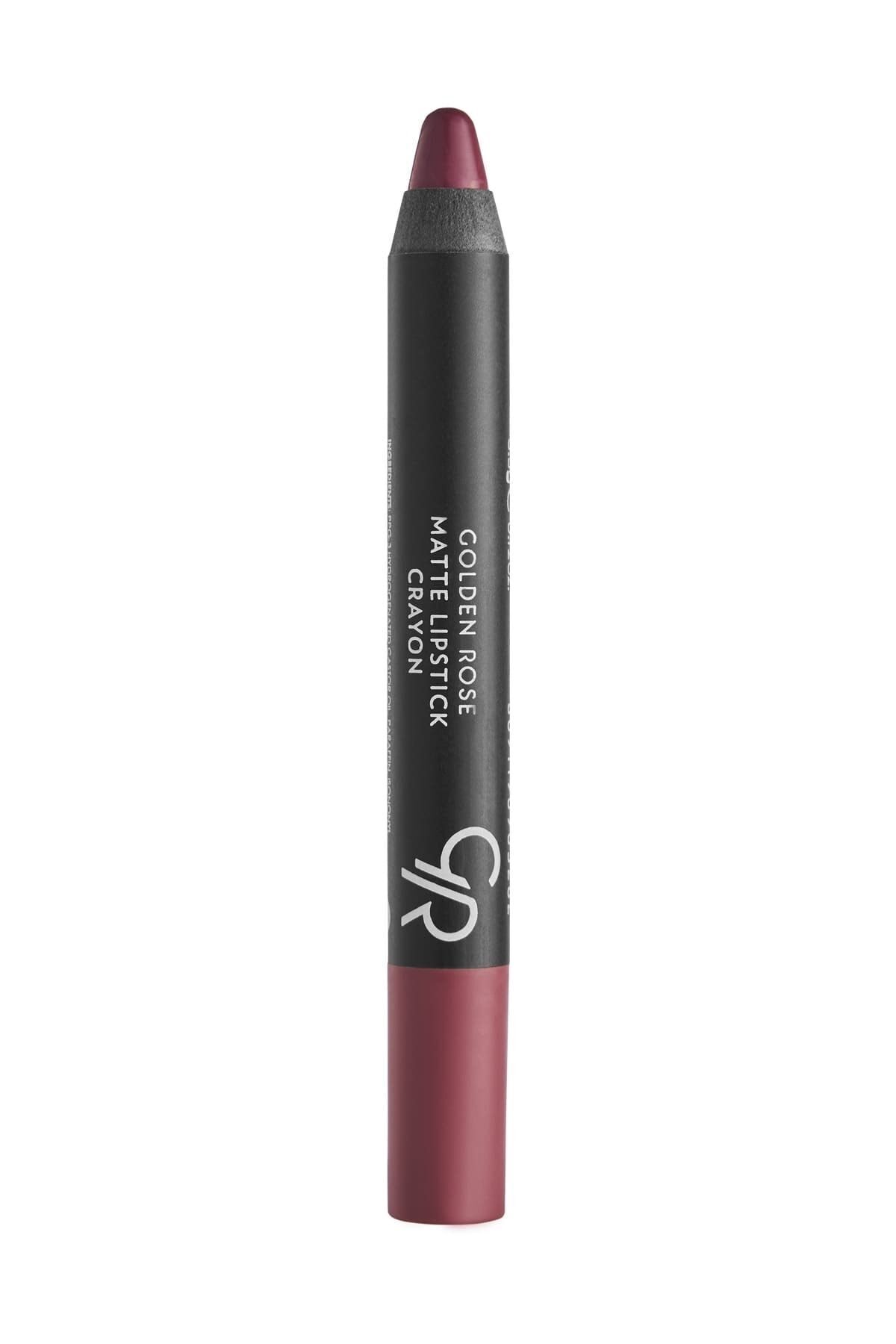Golden Rose Matte Lipstick Crayon No: 08 Mulberry - Mat Kalem Ruj
