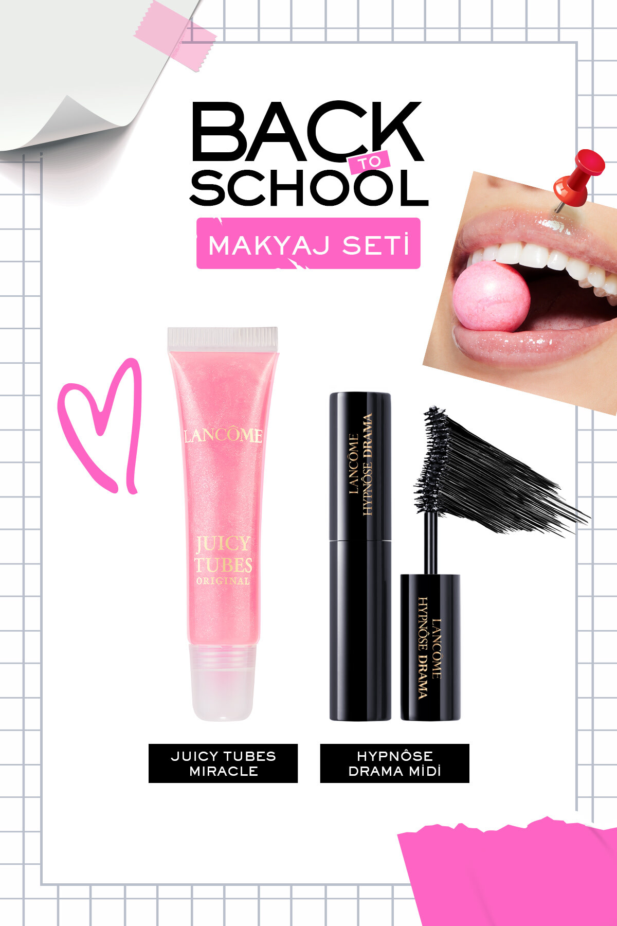 Lancome Back To School Makyaj Seti: Miracle 7829999999178