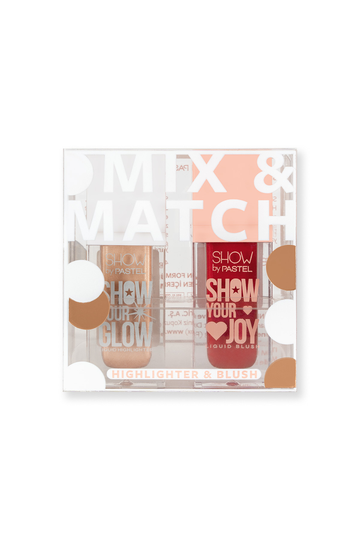 Show by Pastel Pastel Show By Mix & Match Glow Liquid Highlighter 72 & Joy Liquid Blush 52