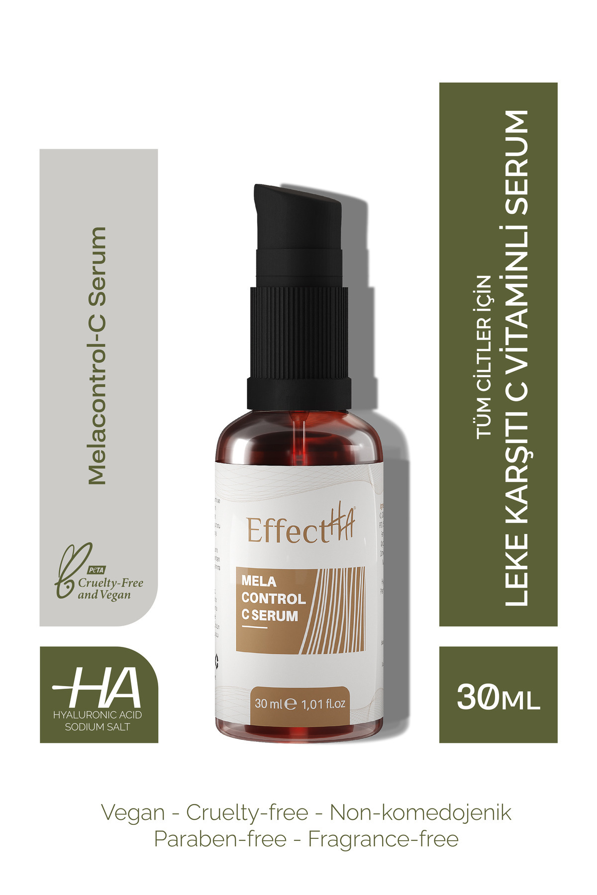 EffectHA Melacontrol-C Serum Tüm Ciltler Için Leke Karşıtı C Vitamini Serum