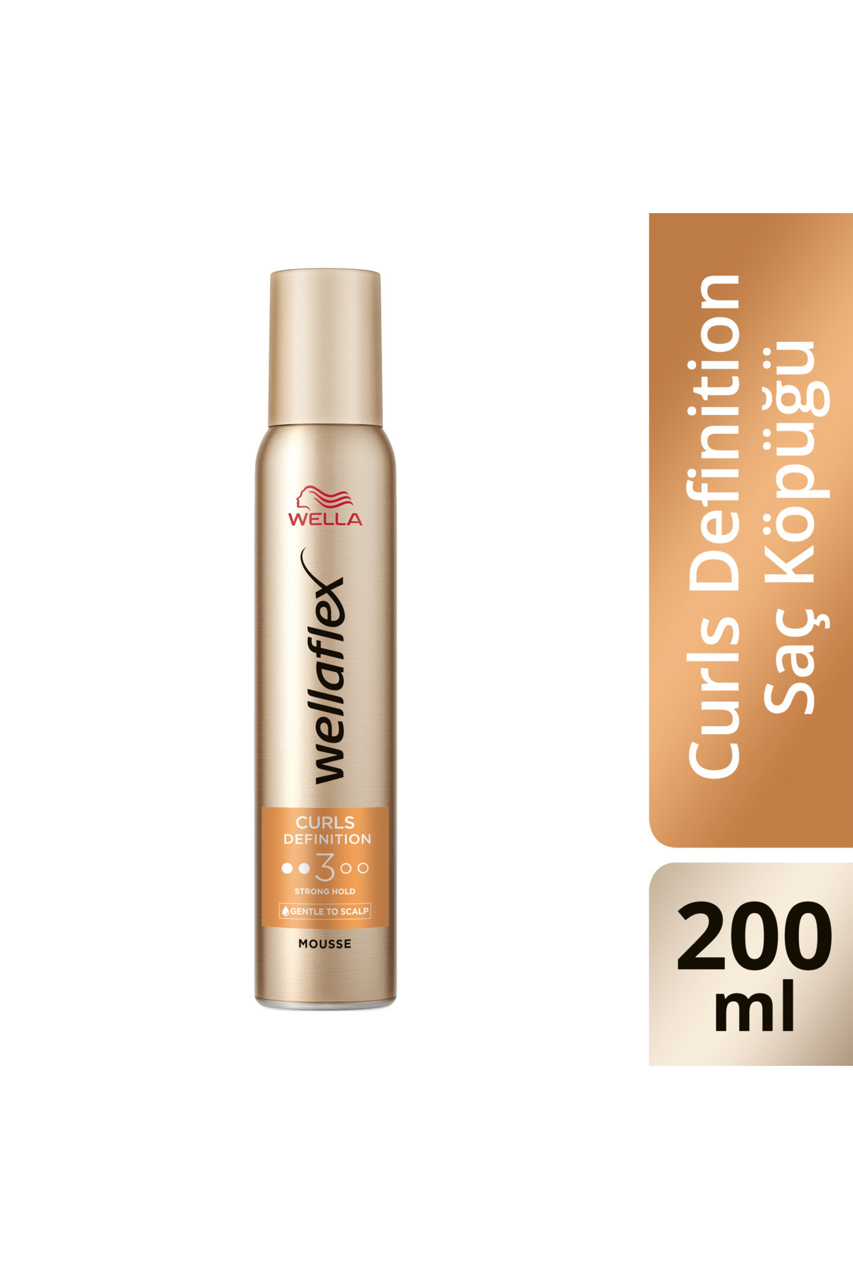 Wellaflex Curls Definition Bukle Belirginleştirici Güçlü Tutuş Saç Köpüğü Strong Hold 200 ML