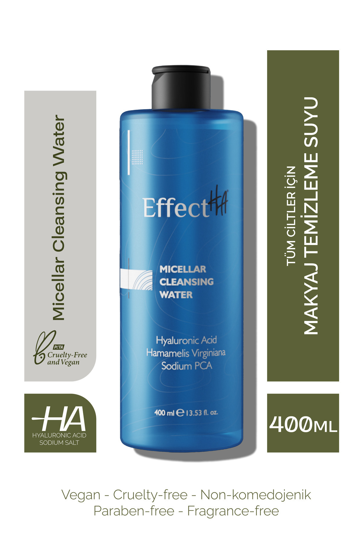 EffectHA Micellar Cleansing Water Tüm Ciltler Için Makyaj Temizleme Suyu