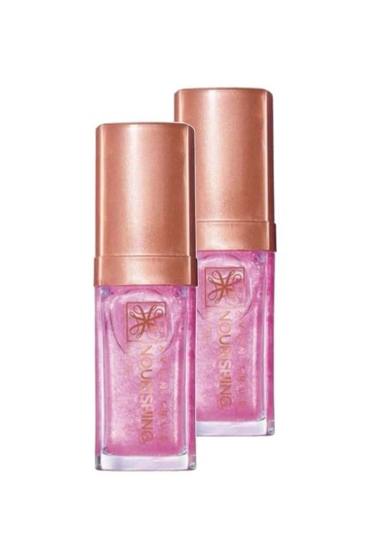 AVON True Nourishing Dudak Yağı 7 ml Shimmering Petal. Ikili Set