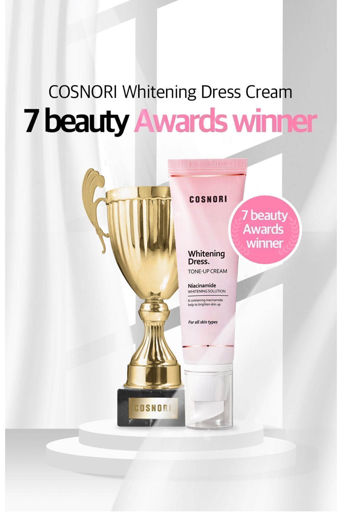 COSNORI VEGAN BEYAZLATICI KREM 50 ML