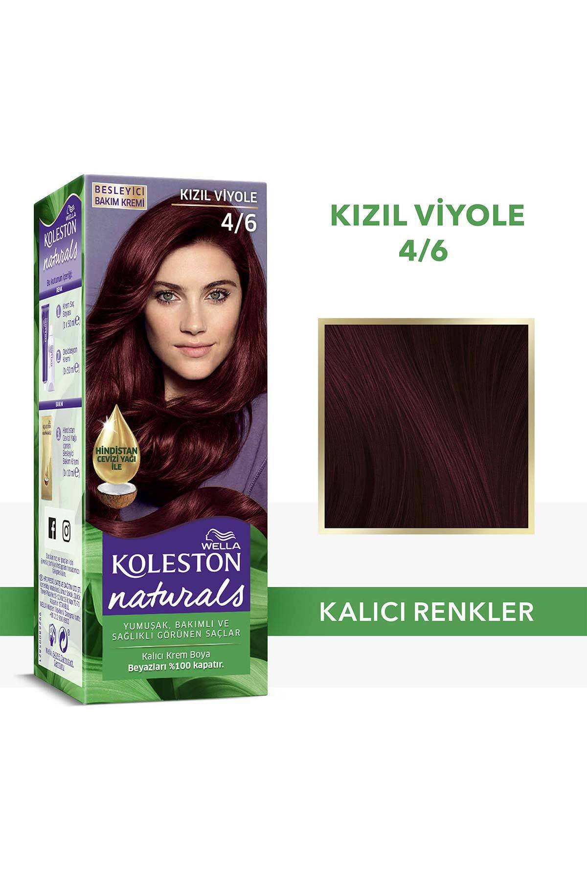 Wella Koleston Naturals 4/6 Kızıl Viyole Saç Boyası