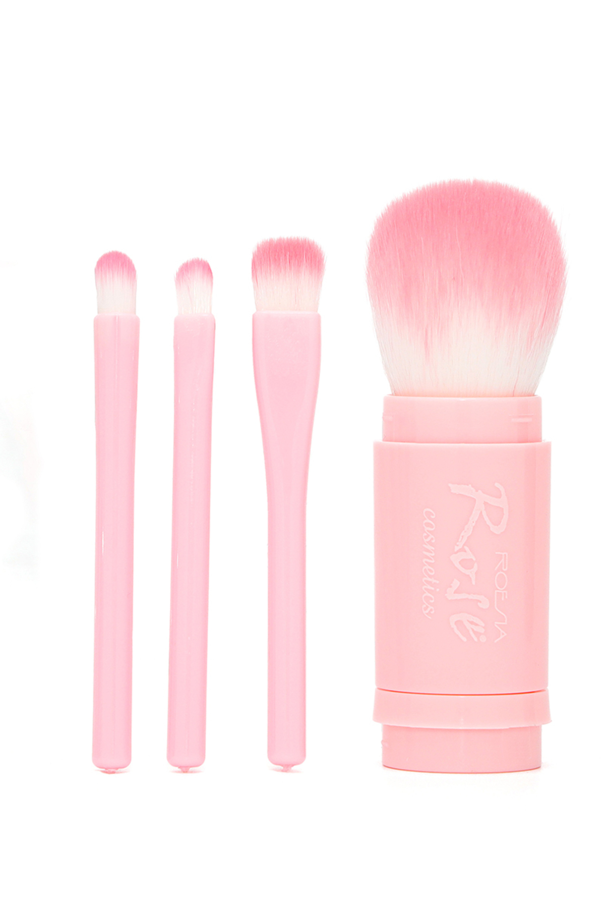 Roesıa Rose Cosmetics Rose Özel Kutulu Çift Taraflı 4'lü Fırça Seti