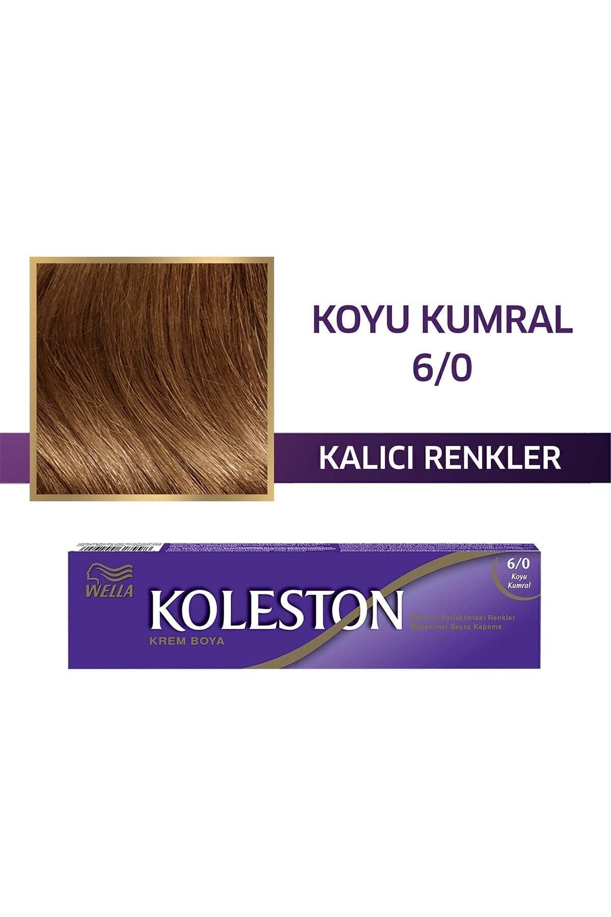 Wella Koleston Single Tüp Saç Boyası 6/0 Koyu Kumral