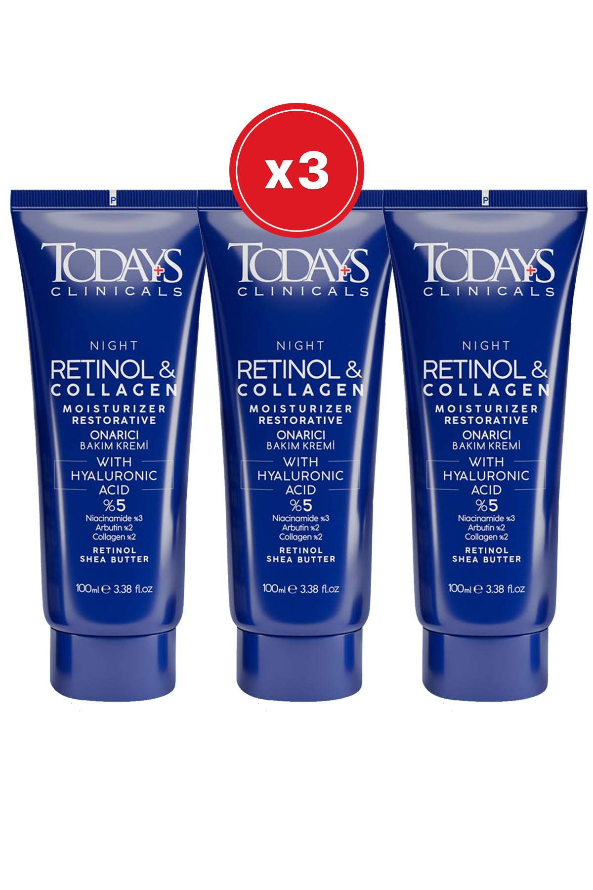 TODAYS CLİNİCALS Onarıcı Krem 100ml 3 Adet