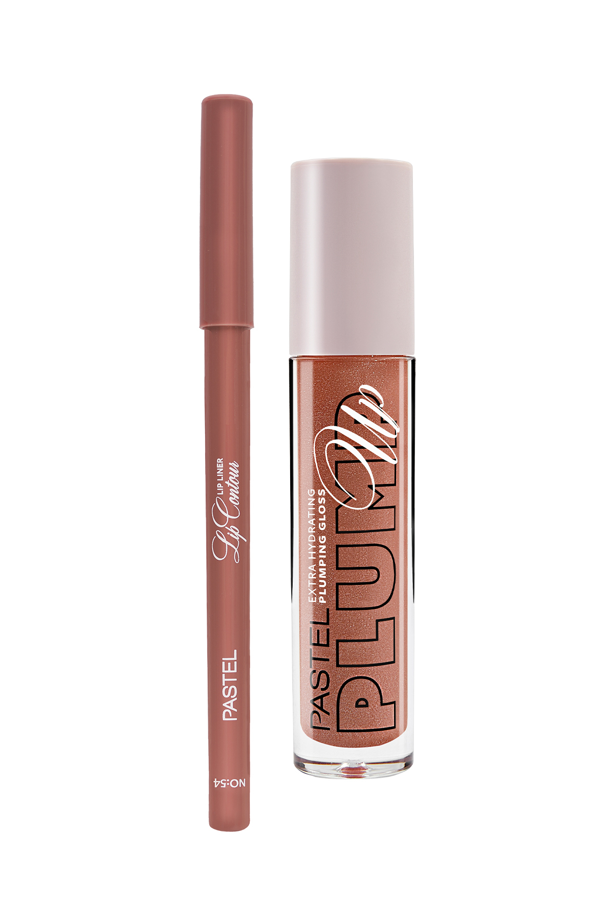 Pastel Plumping Gloss 202 Lip Contour Lip Liner 54