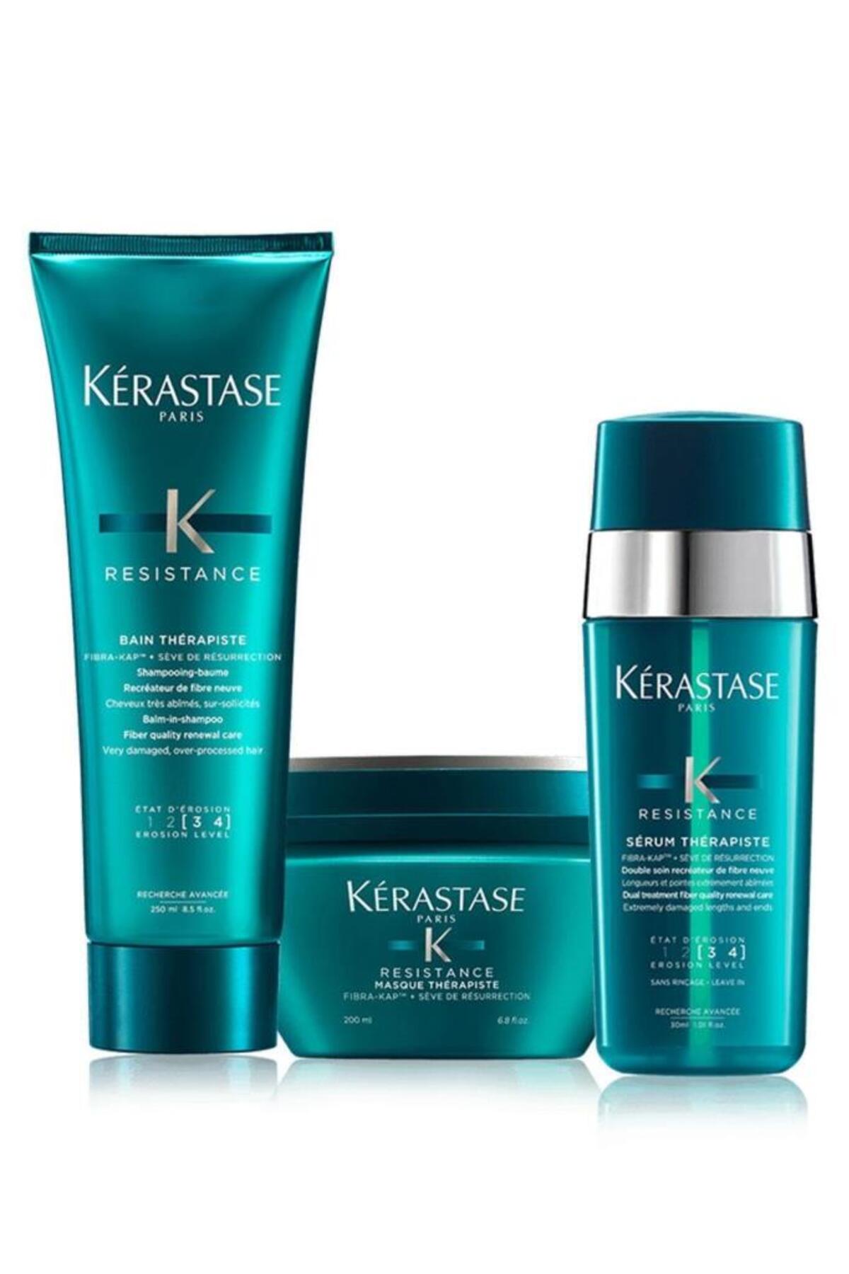 Kerastase Therapiste Aşırı Yıpranmış Saçlar Için Şampuan 250 ml Maske 200 ml Serum 30 ml