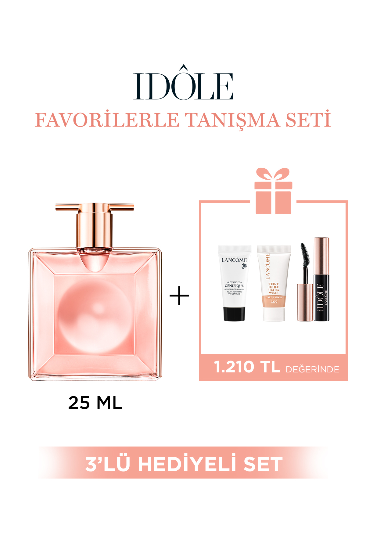 Lancome Idole Favorilerle Tanışma Kadın Parfüm Seti 25 ml 7829999999061