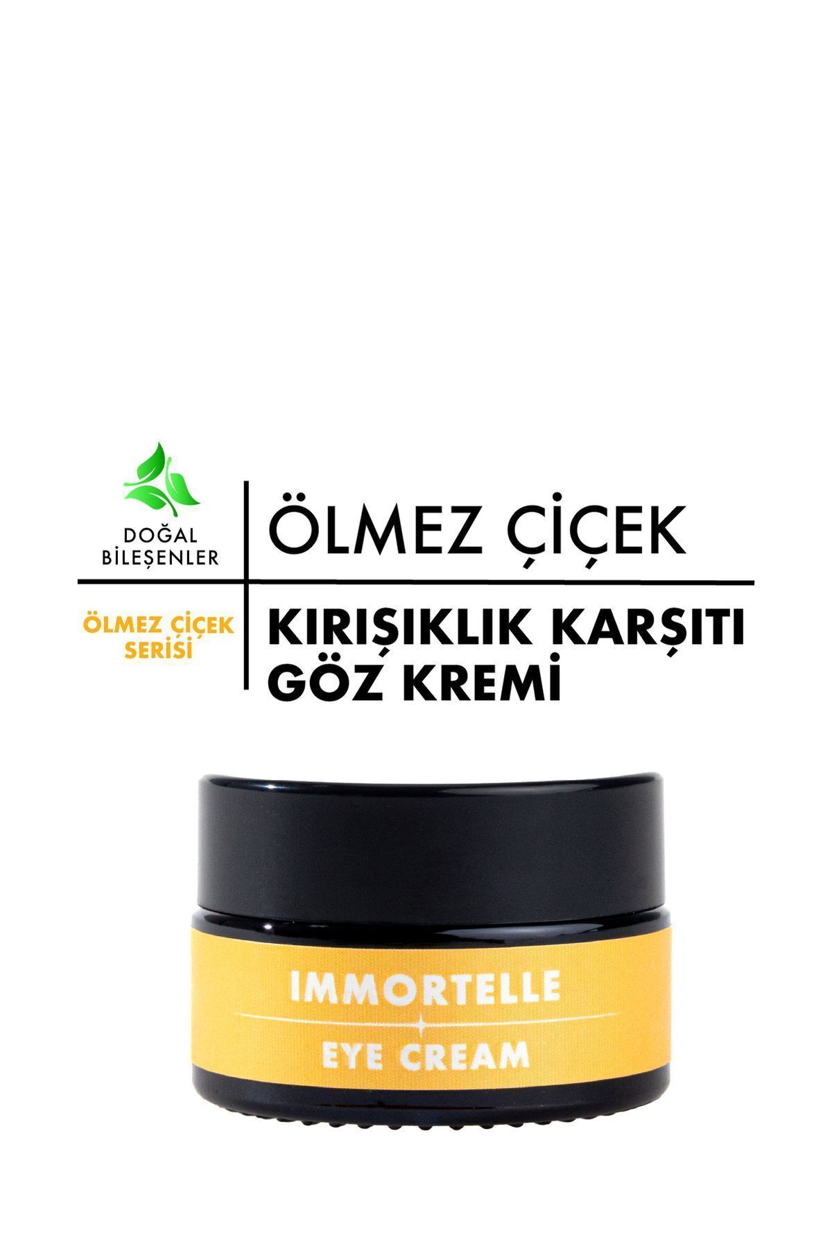 Polente Natural Ölmez Çiçek Kırışıklık Karşıtı Göz Kremi (20 ML)