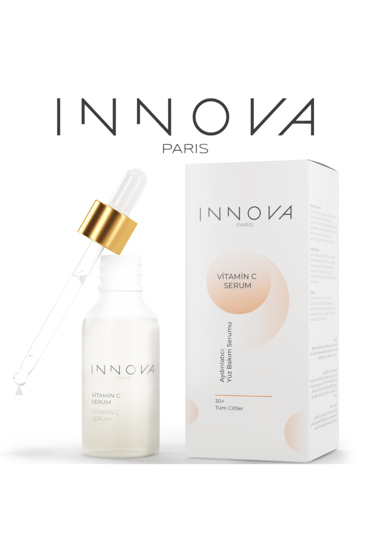 Innova Aydınlatıcı C Vitamini Cilt & Yüz & Leke Serumu 30 ml