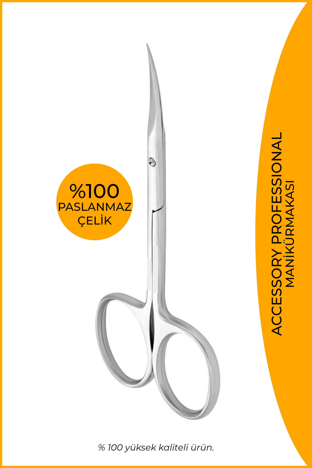 Nera Classy Paslanmaz Çelik Pro Manikür Et Makası Gold