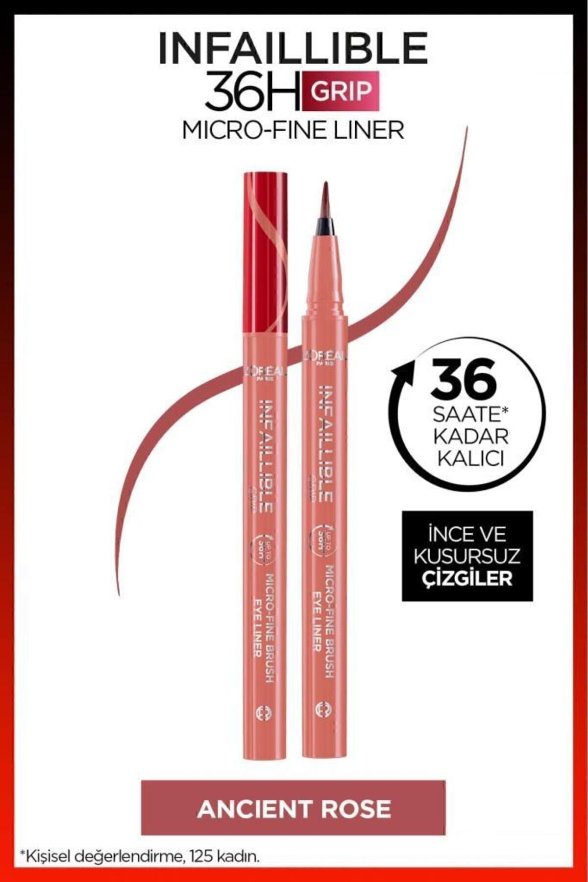 L'Oreal Paris L'oréal Paris Infaillible 36h Grip Micro Fine Eyeliner 03 Ancient Rose