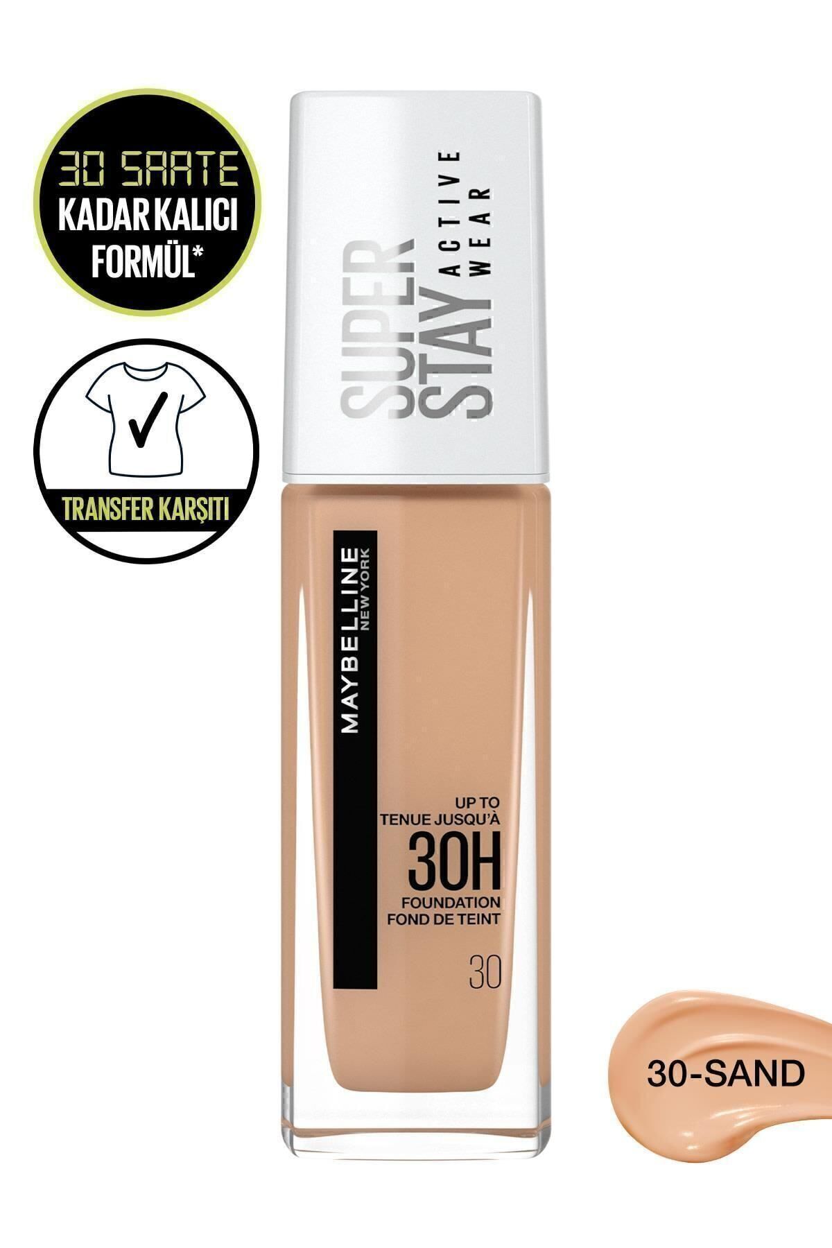 Maybelline New York Maybelline Superstay Active Wear Fondöten No:30-