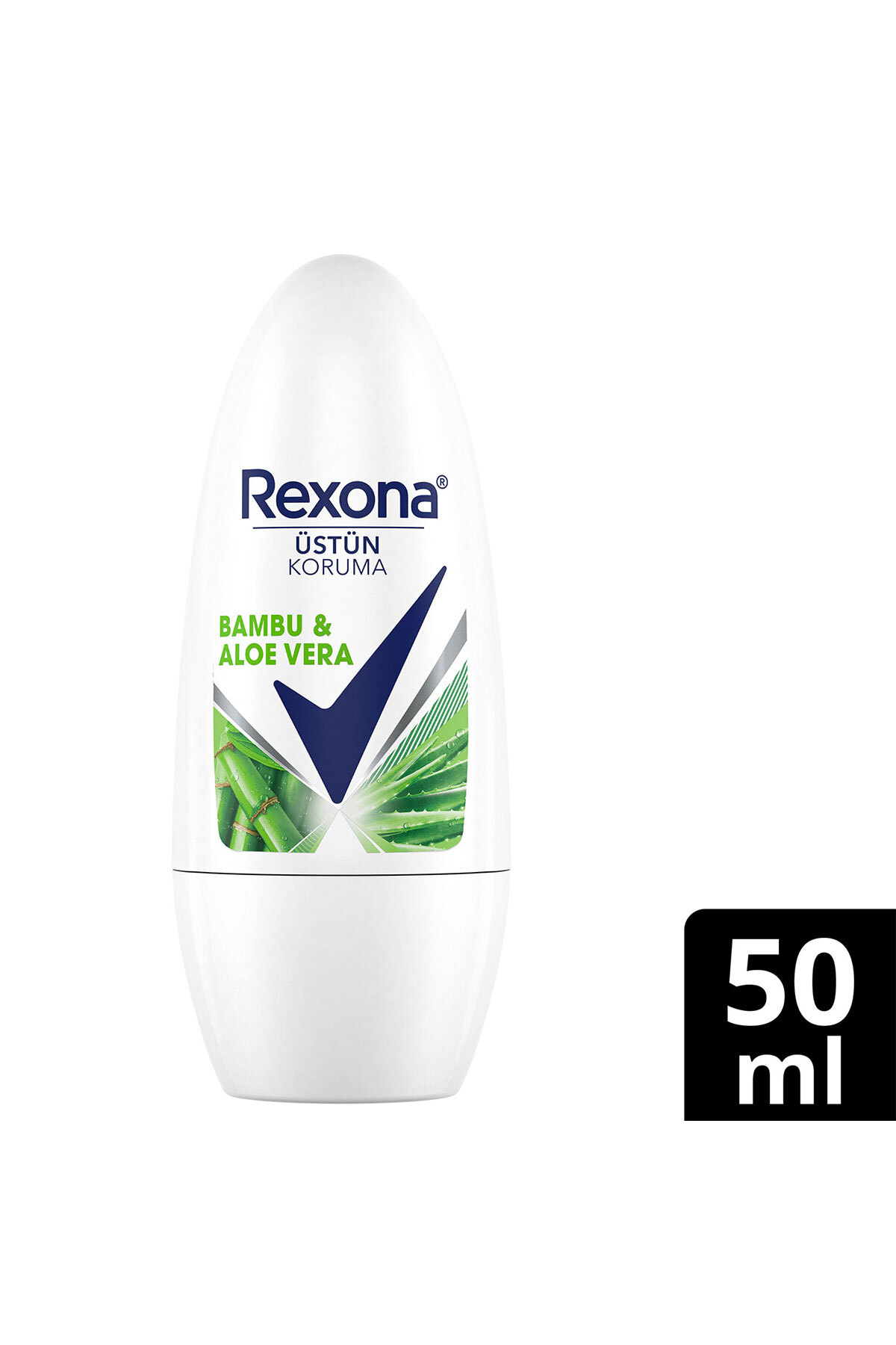 Rexona Üstün Koruma Kadın Roll On Deodorant Bambu & Aloe Vera 72 Saat Kesintisiz Koruma 50 ml