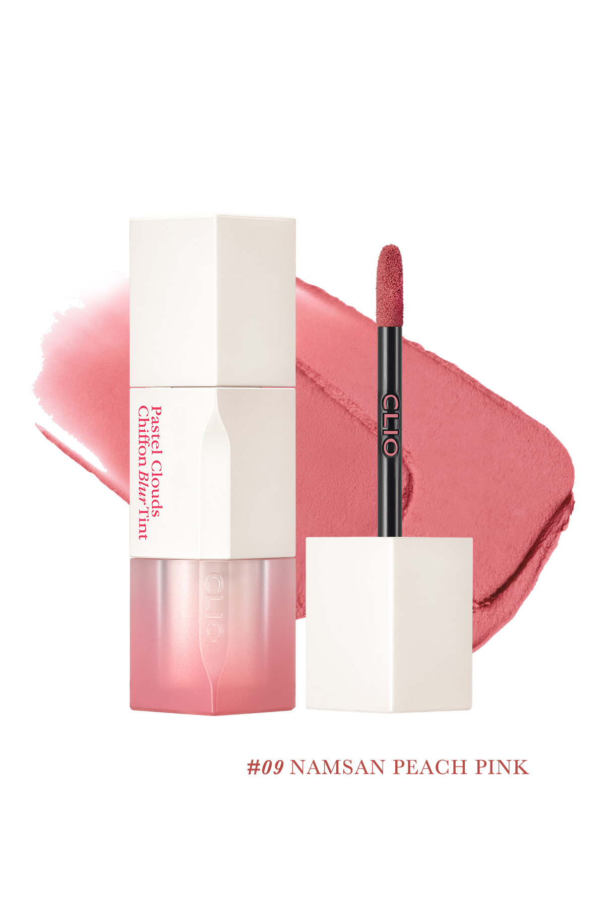 CLIO Pürüzsüz ve Kadifemsi Dokulu, Doğal Görünüm Sunan Tint CLIO Chiffon Blur Tint (09 Namsan Peach Pink)