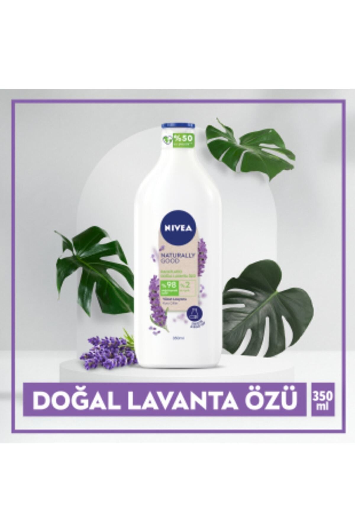 NIVEA Naturally Good Vücut Losyonu Lavanta 350 Ml-