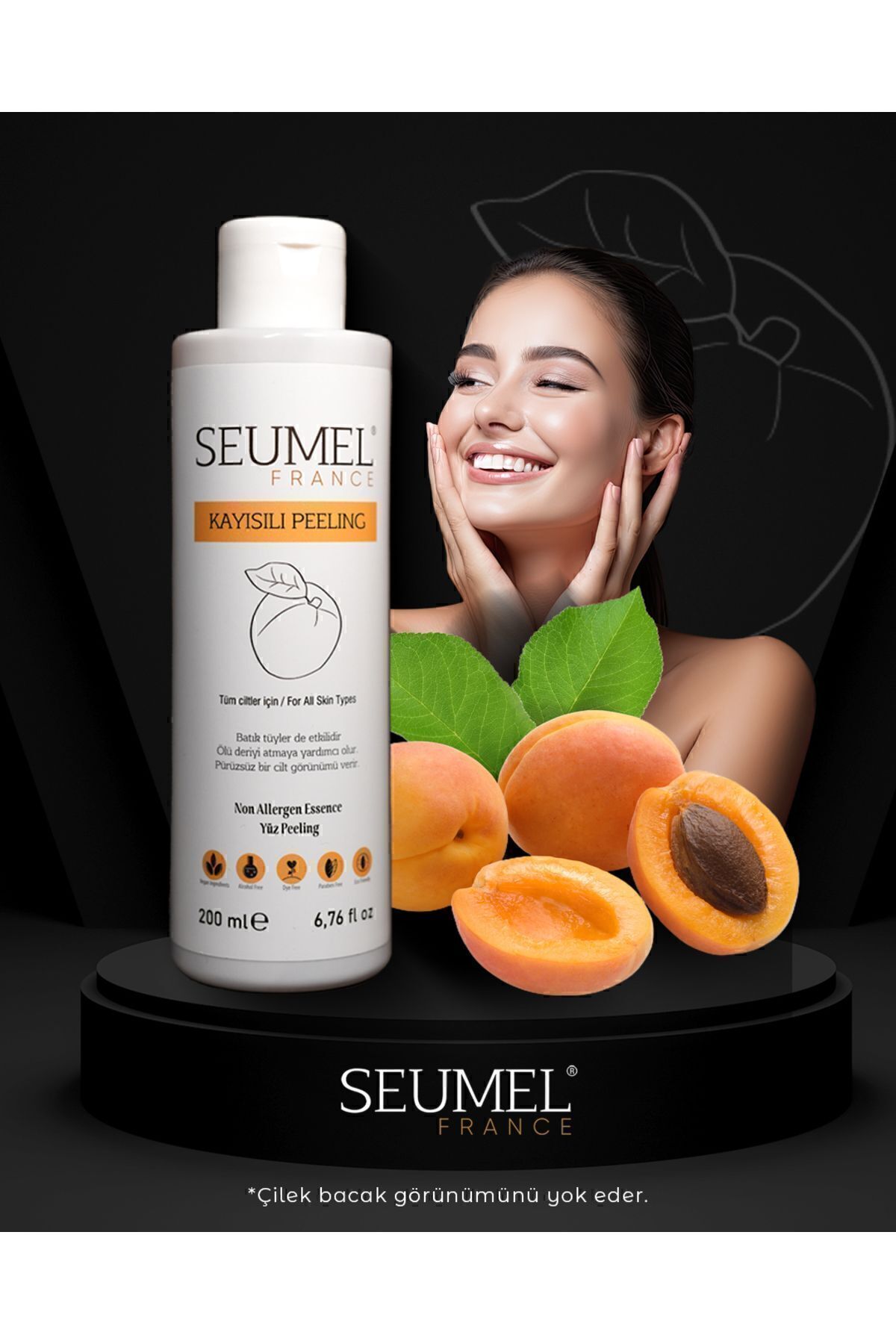 Seumel France Kayısılı Peeling Batık Ve Çilek Bacak Onarıcı Vücut Ve Yüz Peelingİ