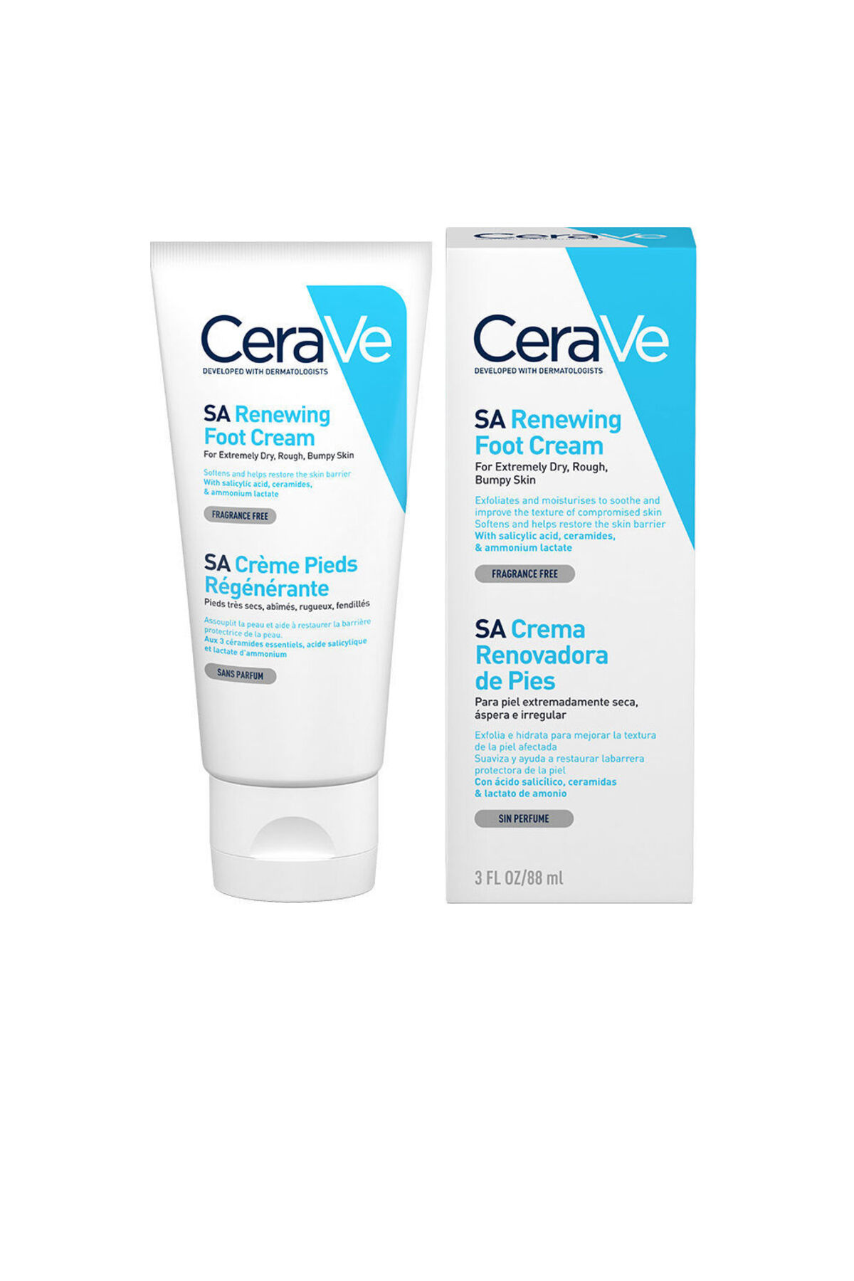 CeraVe Sa Aşırı Kuru ve Pürüzlü Ciltler İçin Yenileyici Ayak Kremi Cerave 88 ml