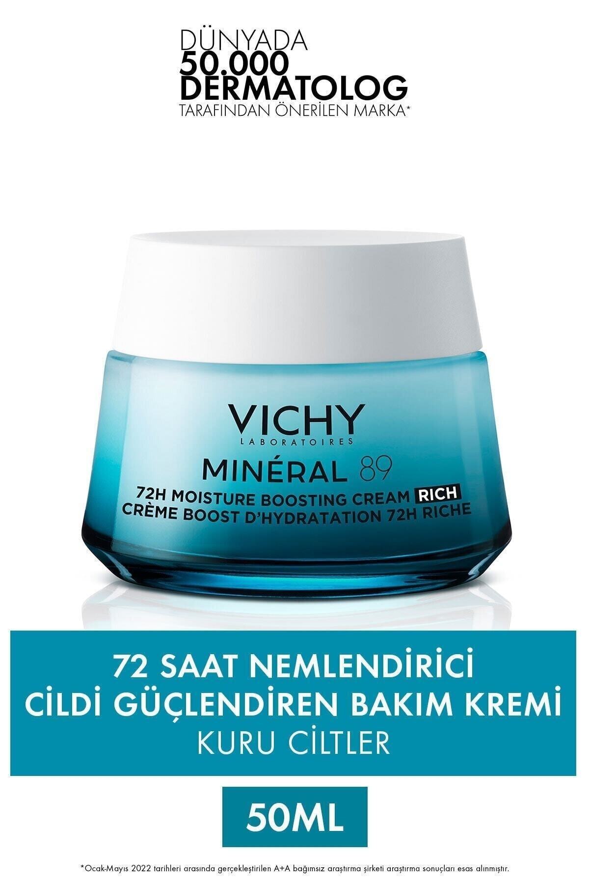 Vichy Kuru ve Olgun Ciltler İçin Cildi Güçlendiren Nemlendirici Bakım Kremi 50Ml