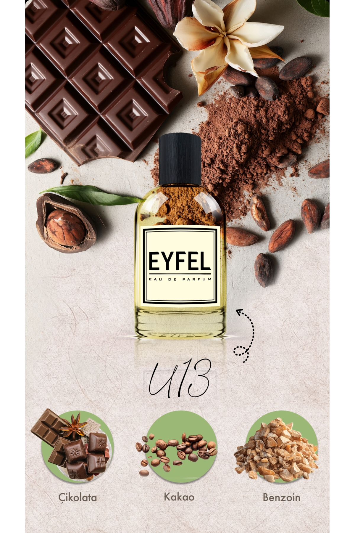 Eyfel Parfüm U13-50 Edp 50 ml Unisex Parfüm u13-50ml