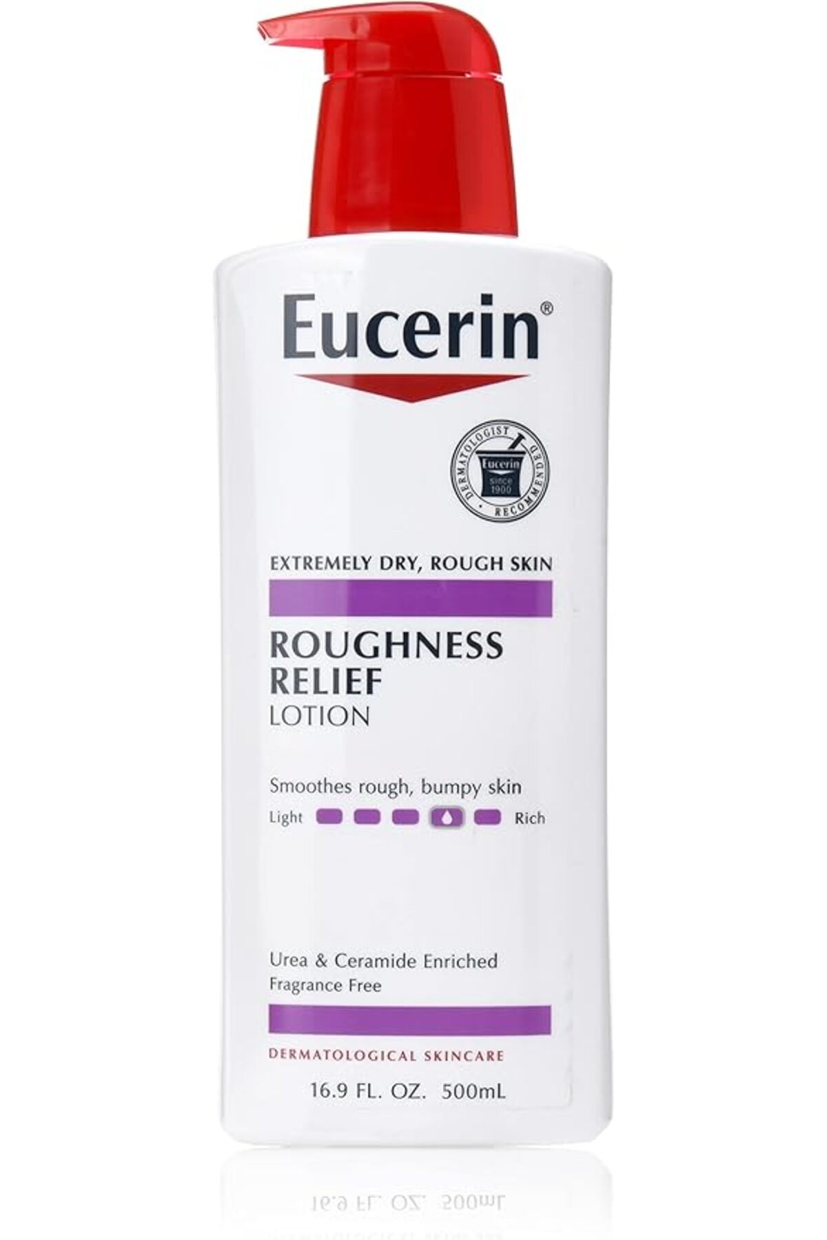 Eucerin Roughness Relief Lotion - Full Body Lotion For Extremely Dry, Rough Skin - 16.9 Fl. Oz. Pump Bottle