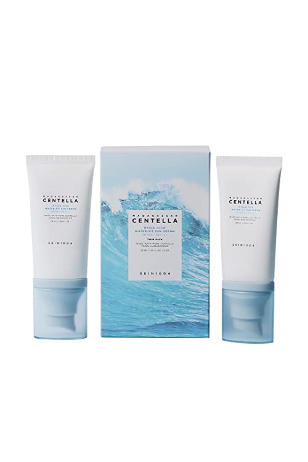 Skin1004 - Centella Hyalu-Cica Water-Fit Güneş Serumu - 50ml (İkili Paket)